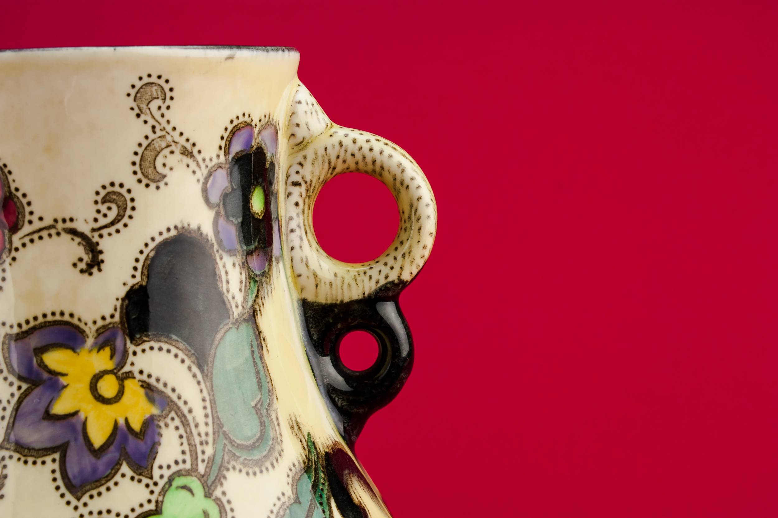 Vintage Art Deco — Medium pottery vase 1