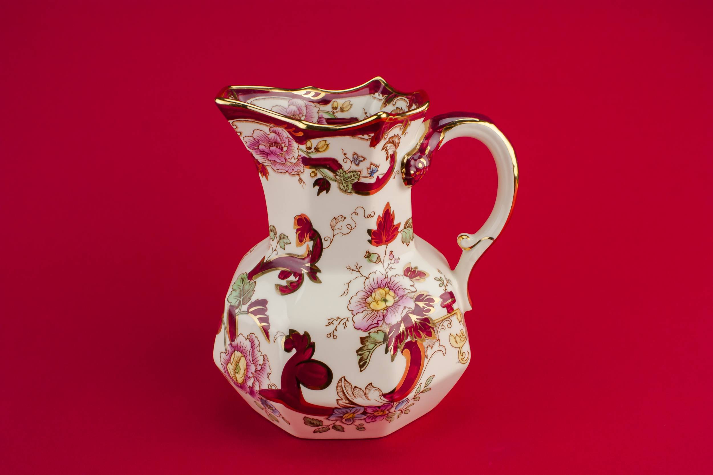 Vintage Pottery Mandalay — Red pottery jug