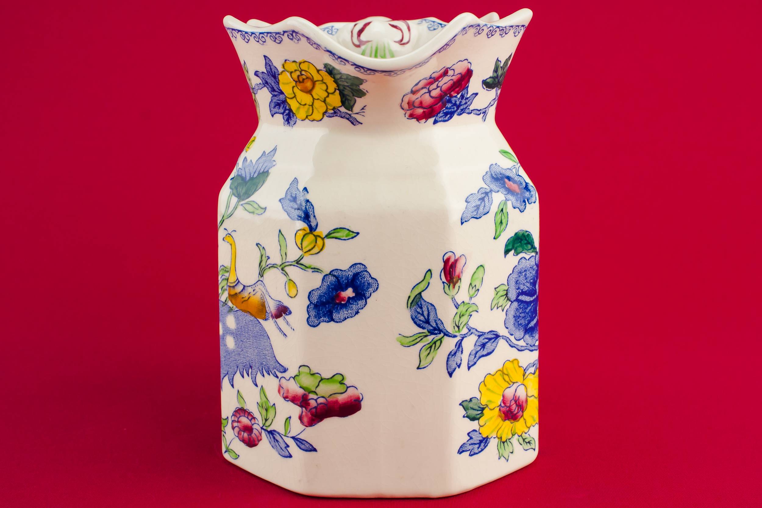 Vintage Pottery Milk — Art Deco water jug 2