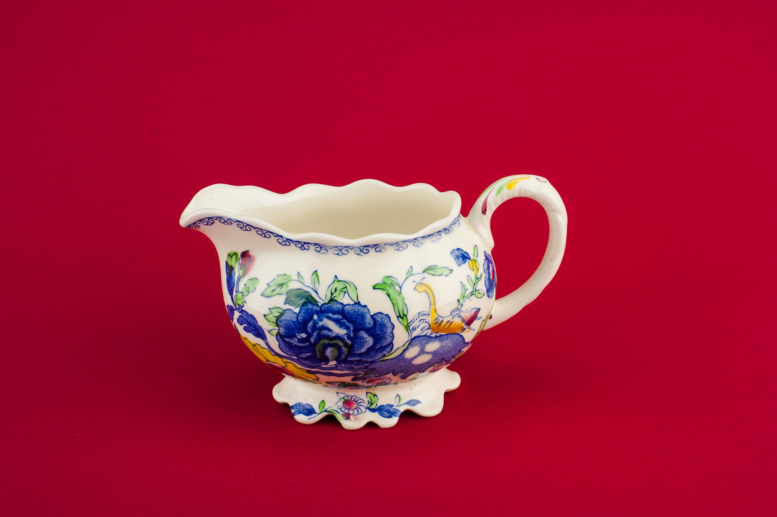 Pottery Vintage Regency — Masons pottery gravy boat