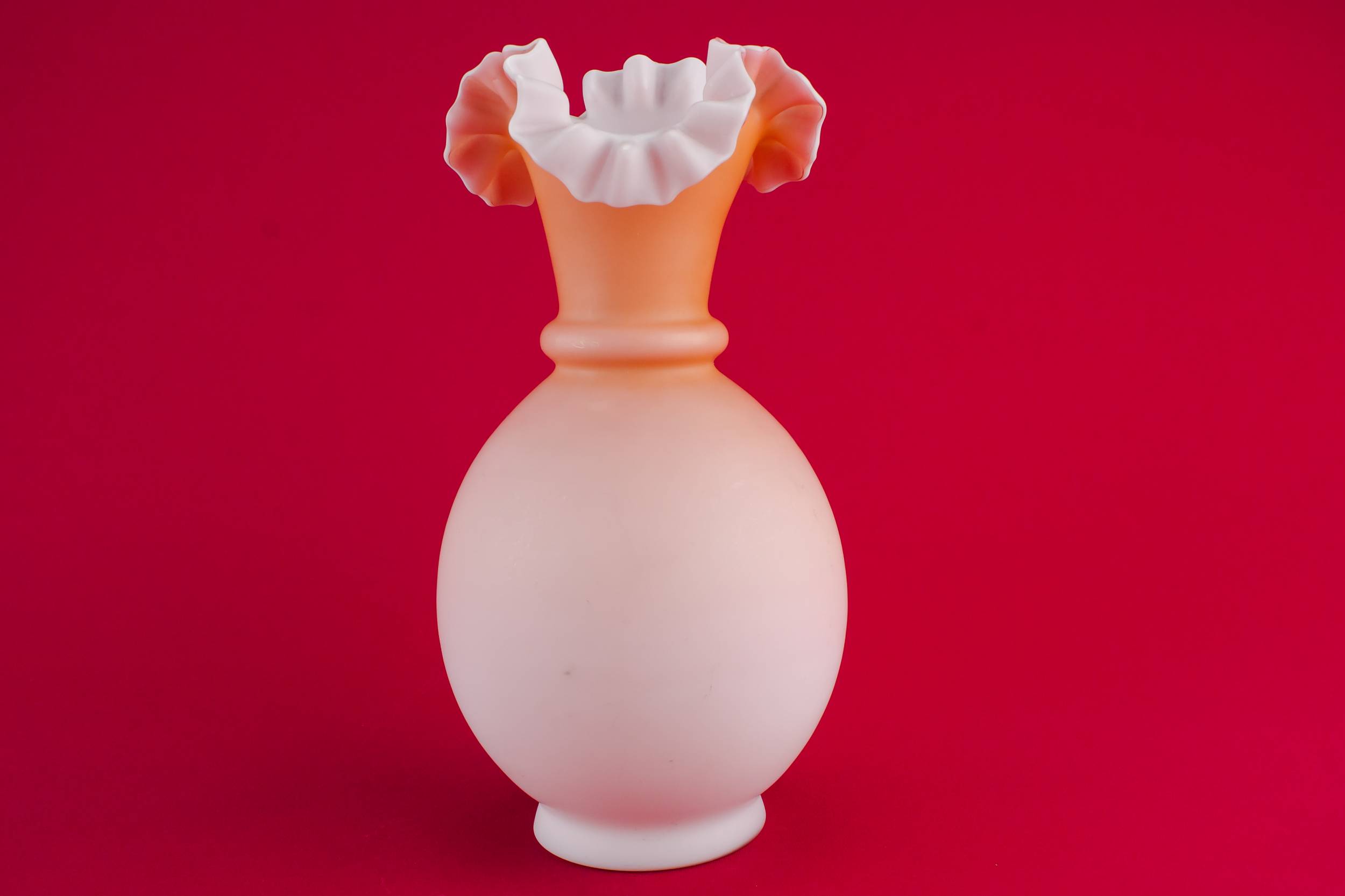 Elegant Antique Ovoid — Art Nouveau glass vase 1