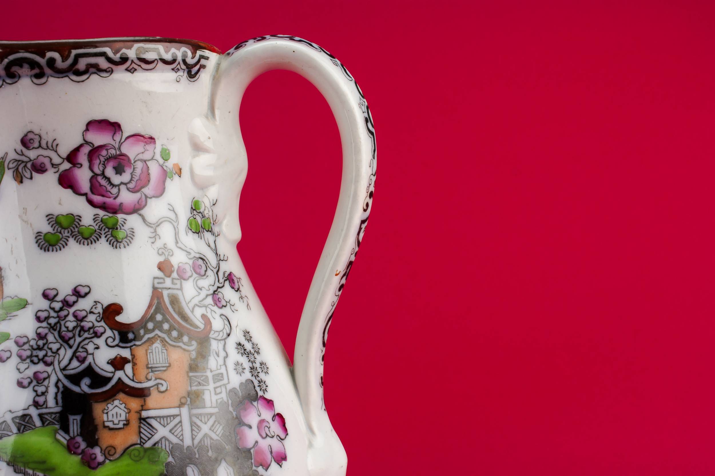 .75L High Victorian — Floral water jug 3