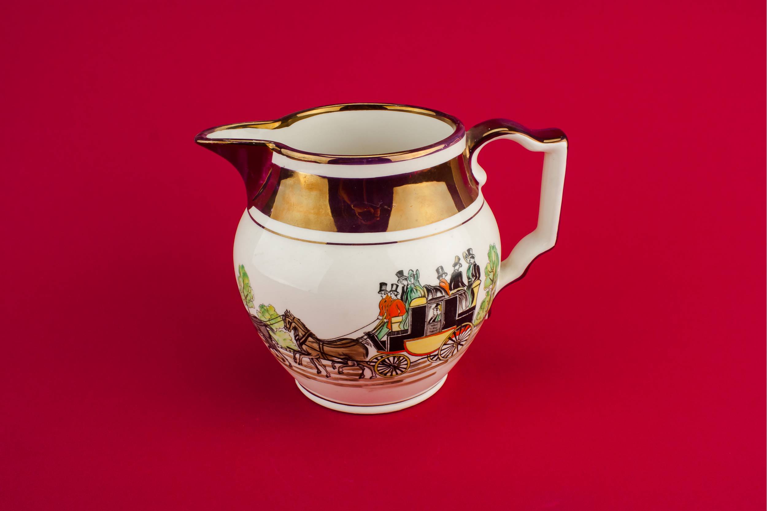 Vintage Cream JUG — Mid-Century Modern water jug