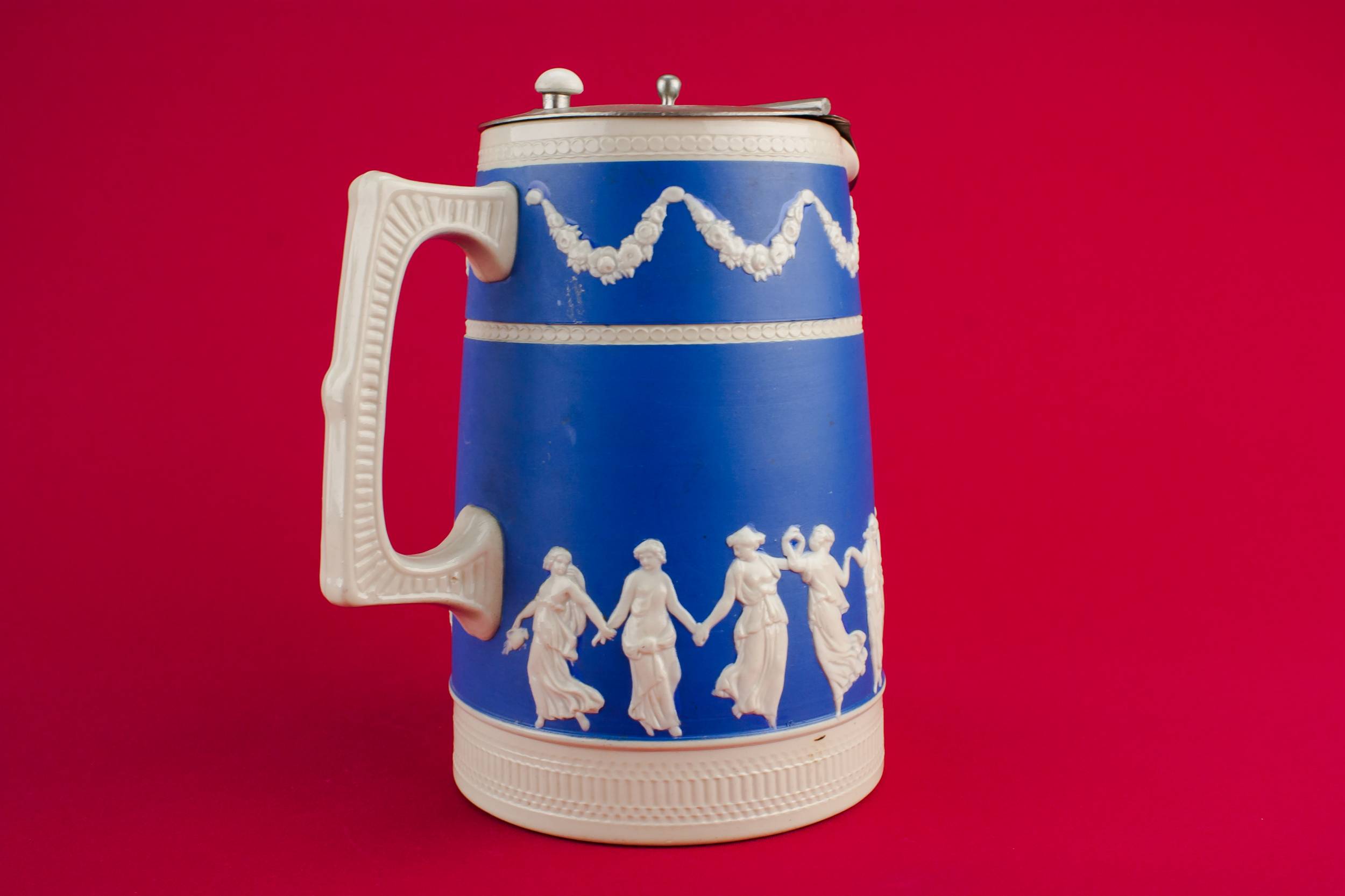 Neo-Classical Rustic Juice — Jasperware jug 1