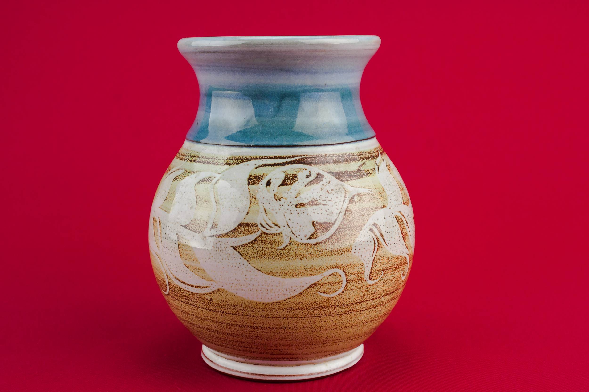 Elegant Vintage Abstract — Small baluster vase 1