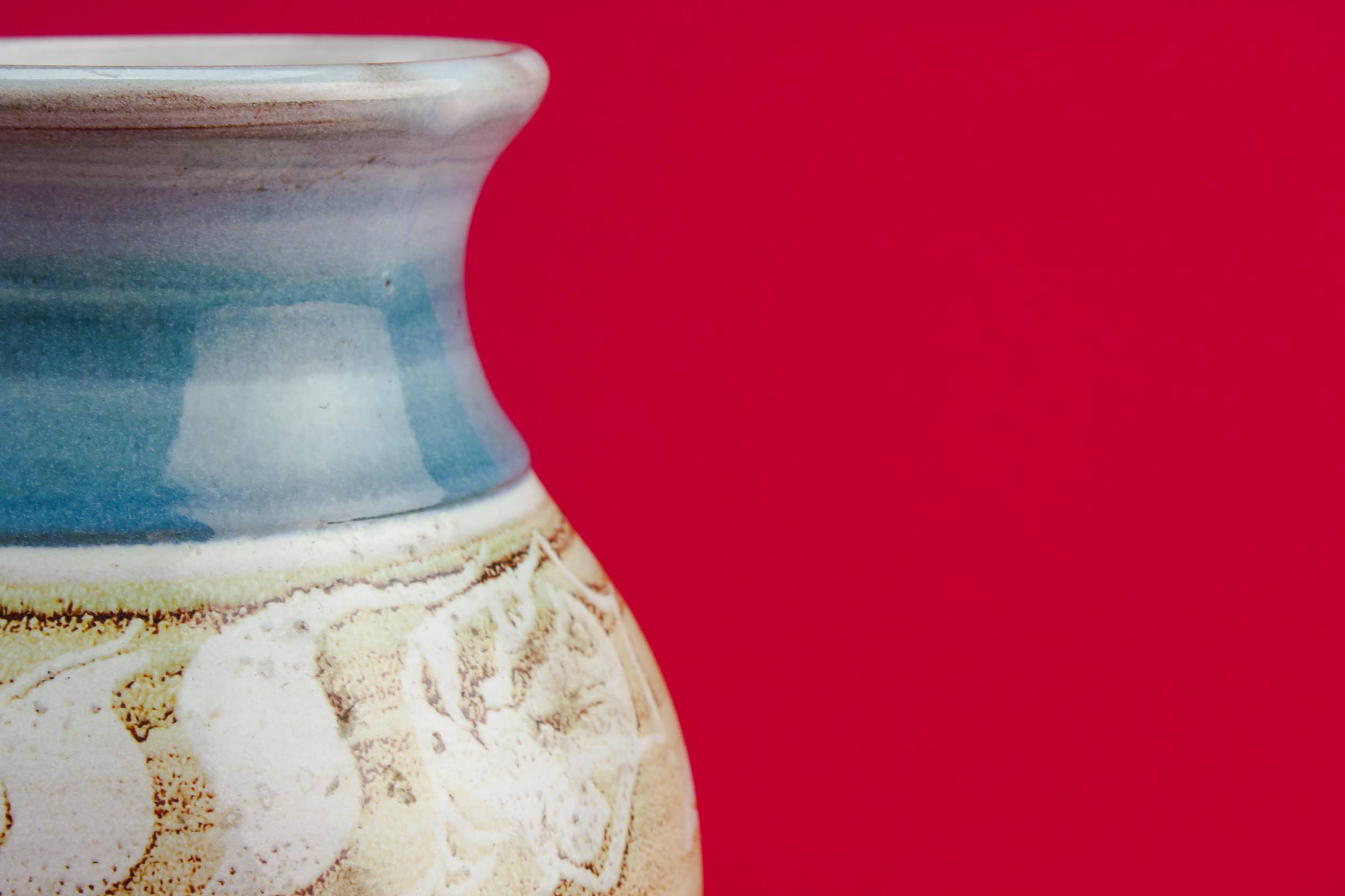 Elegant Vintage Abstract — Small baluster vase 3
