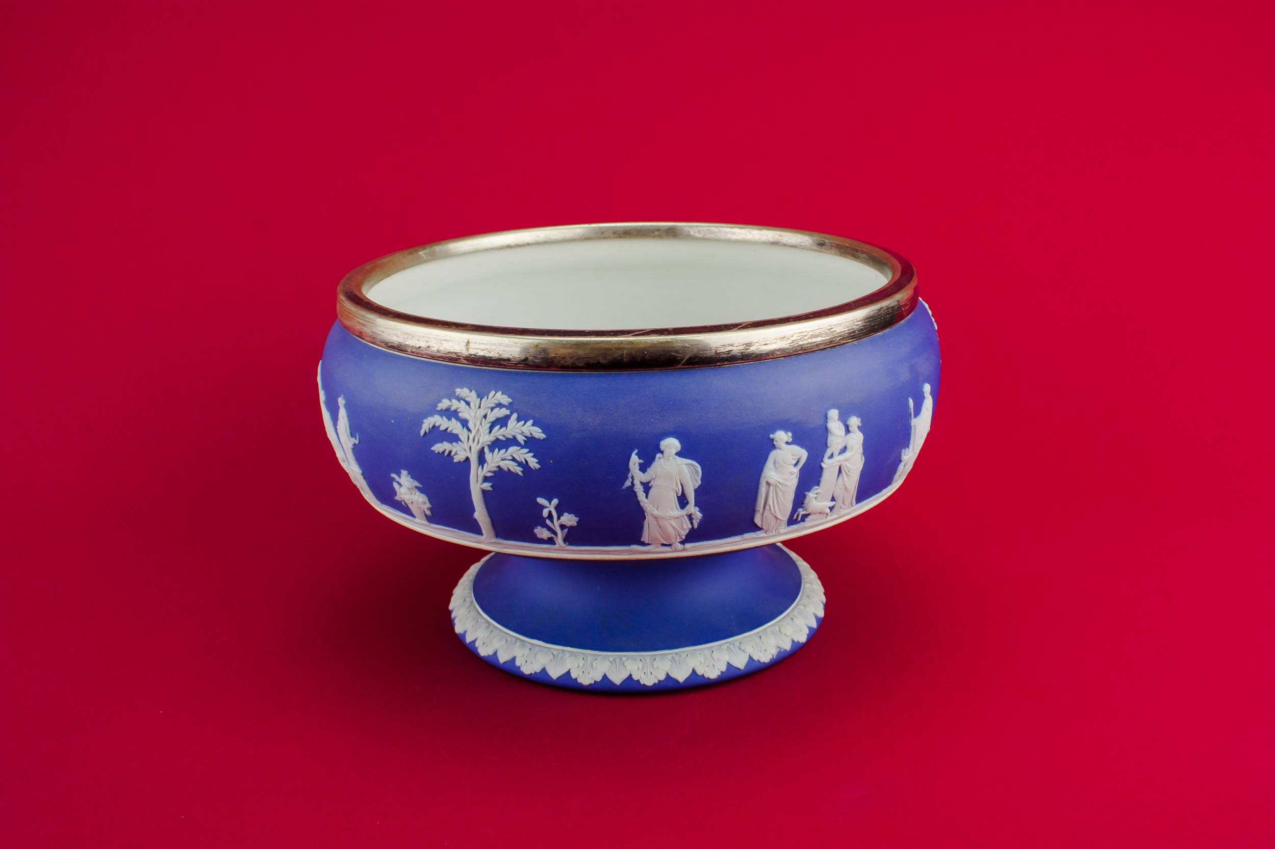 Vintage Small Serving — Jasperware serving bowl