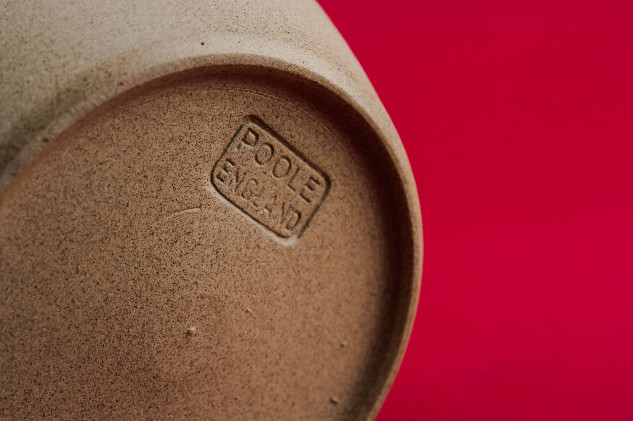 Rustic Vintage Abstract — Poole pottery planter 3