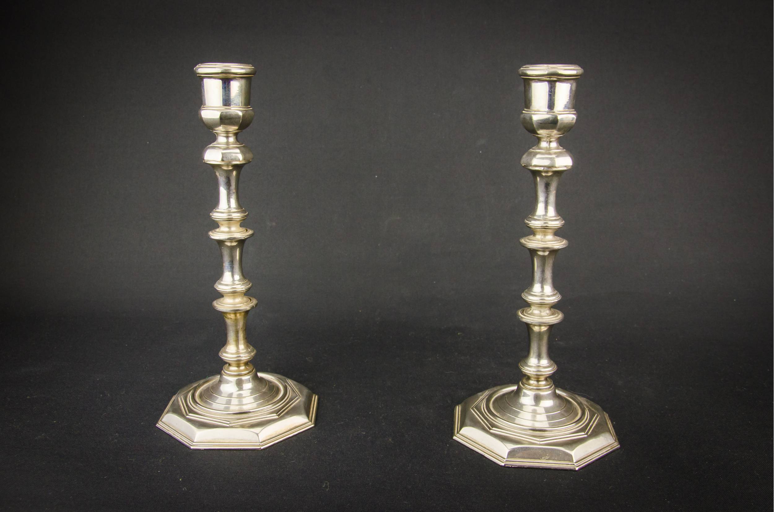 Elegant Arts Crafts — 2 medium candlesticks 5
