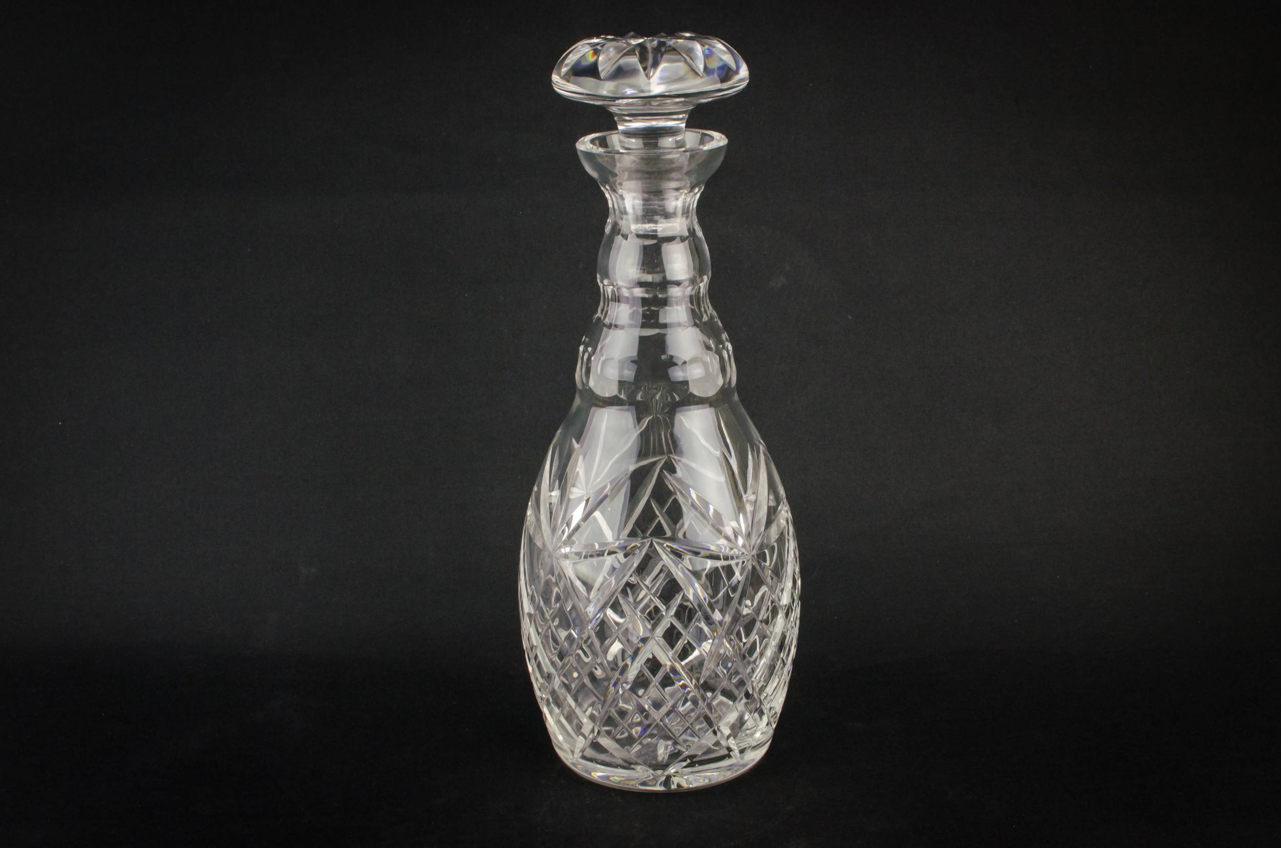 Ovoid Cut Glass — Sherry cut glass decanter 4