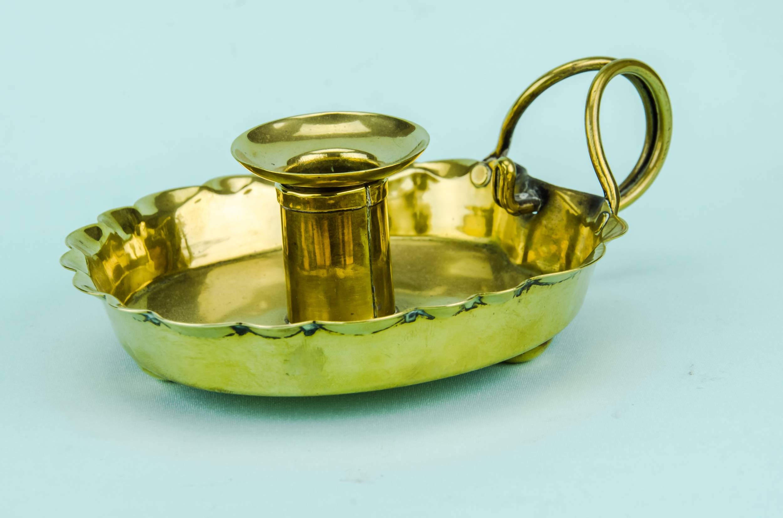 Antique Charming Brass — Arts & Crafts candlestick 1