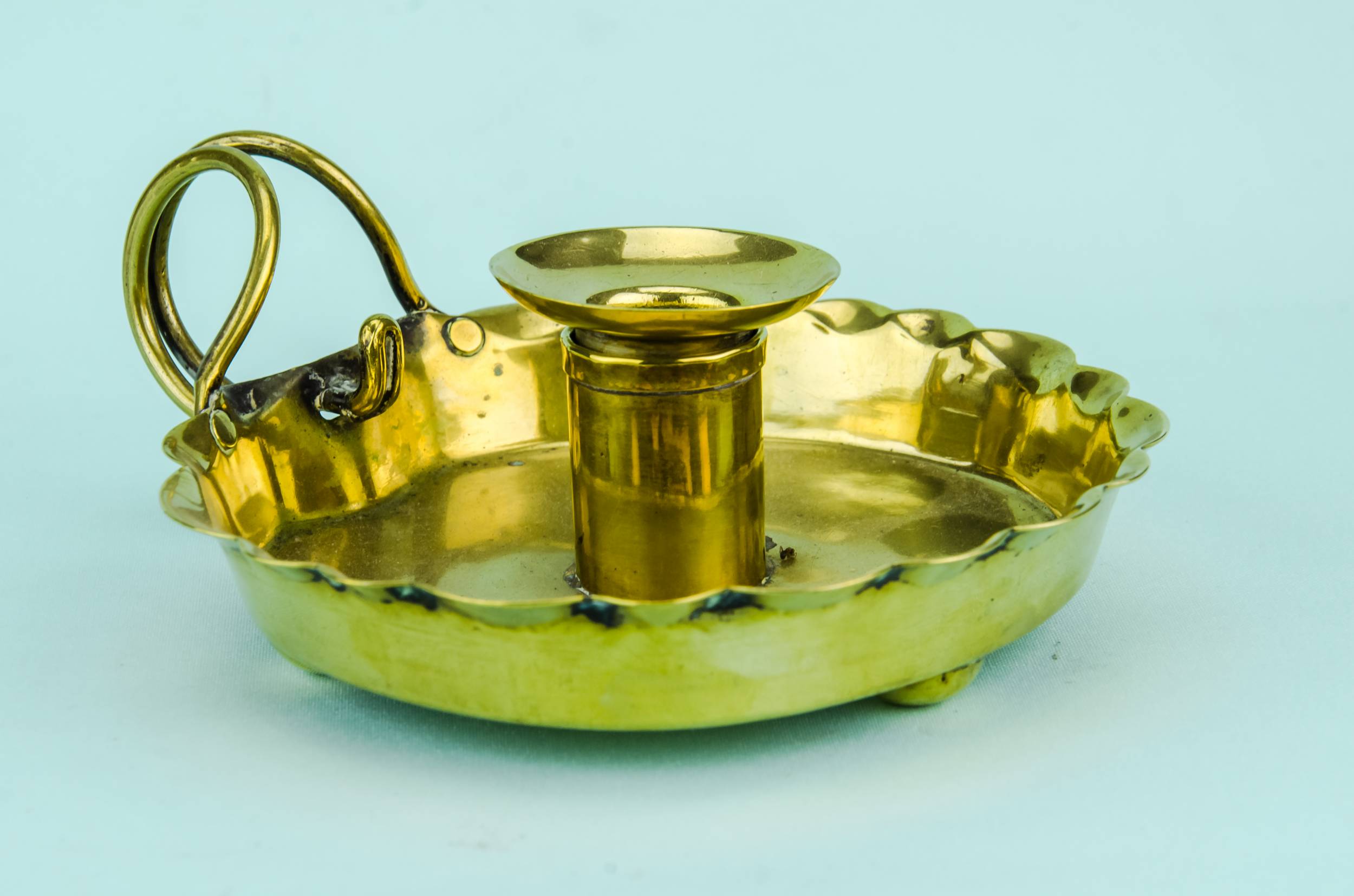 Antique Charming Brass — Arts & Crafts candlestick 2