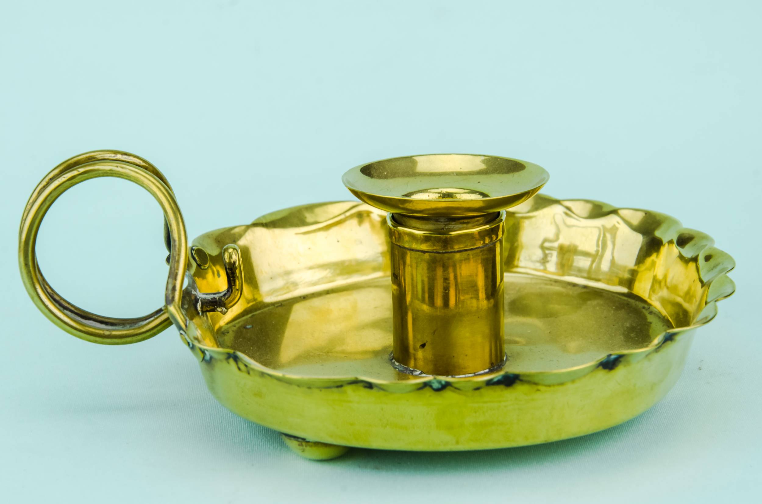 Antique Charming Brass — Arts & Crafts candlestick 3