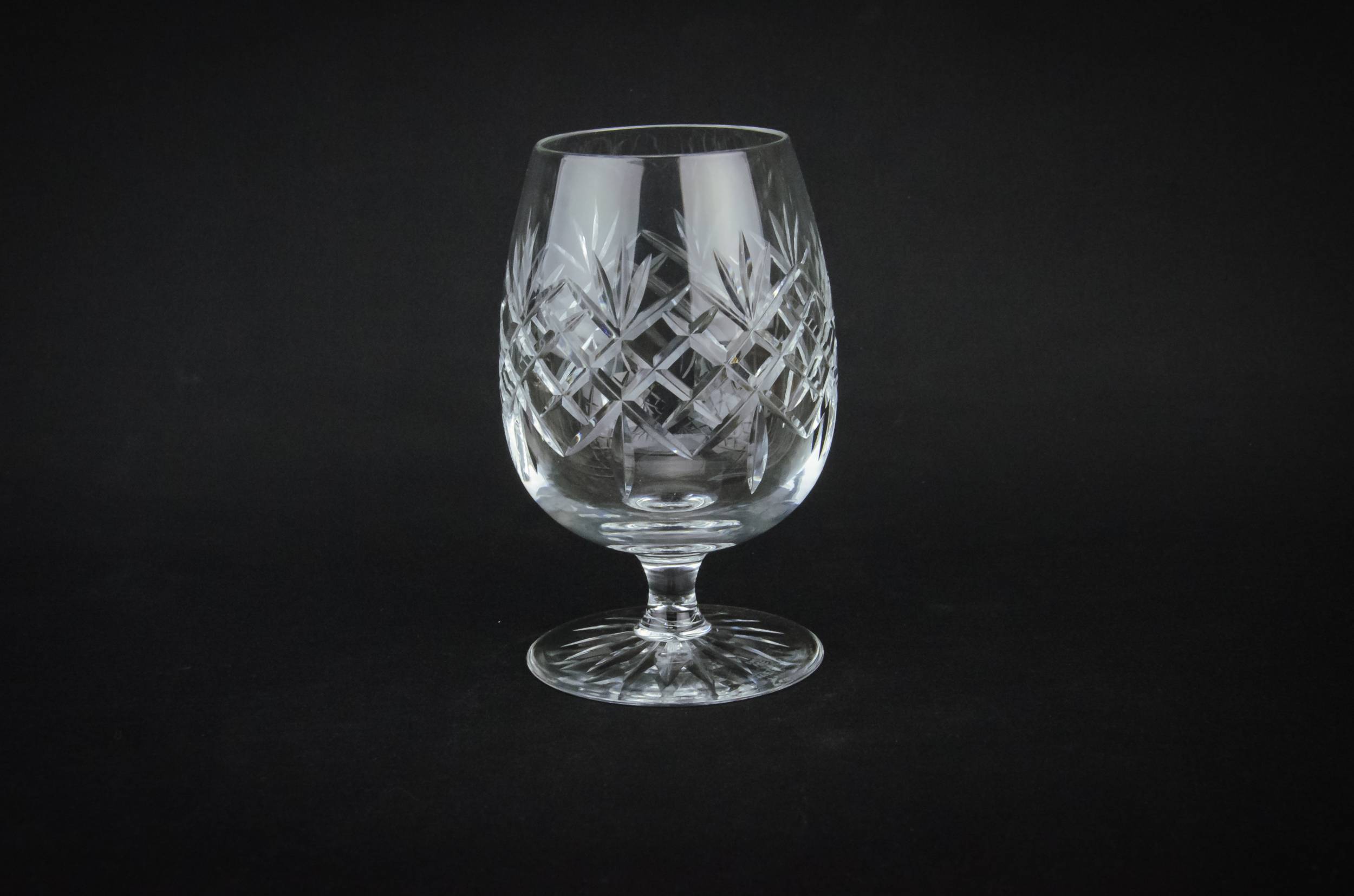 Crystal Cut Punch — 2 stem beer glasses