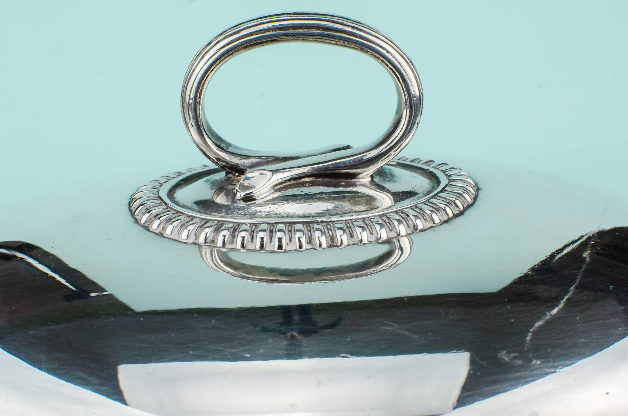 Silver Plated Metal — Martin Hall & Co serving dish 2
