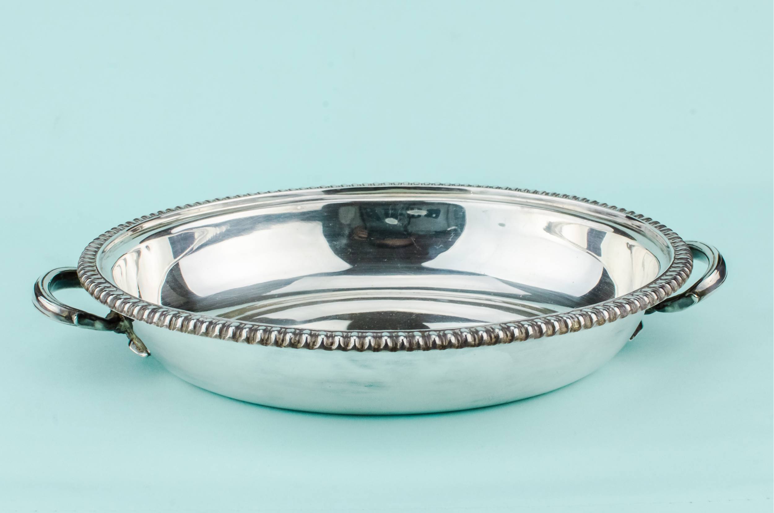 Silver Plated Metal — Martin Hall & Co serving dish 3