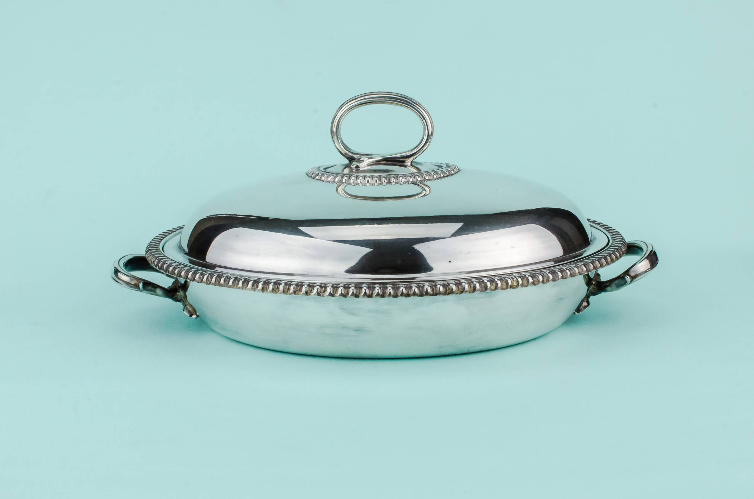 Silver Plated Metal — Martin Hall & Co serving dish 5