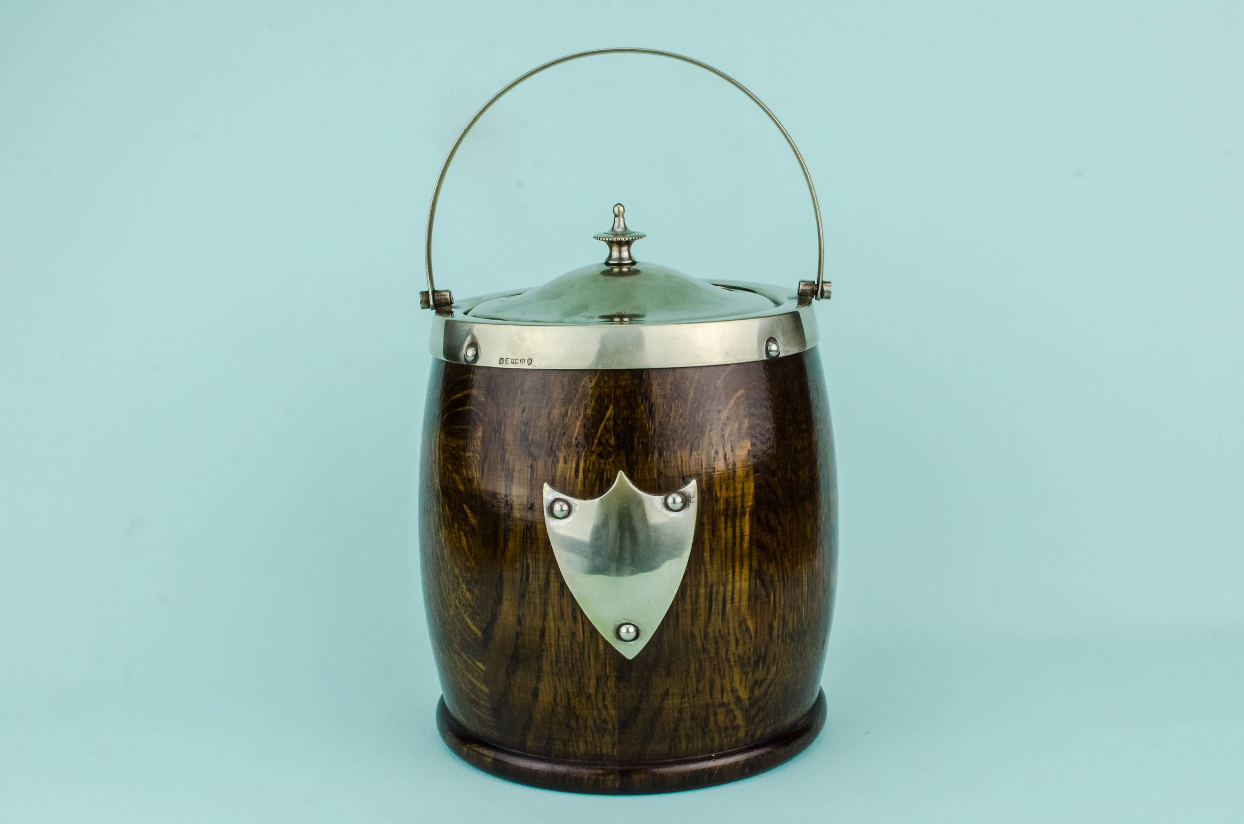 Brown Arts And — Oak Arts and Crafts ice bucket