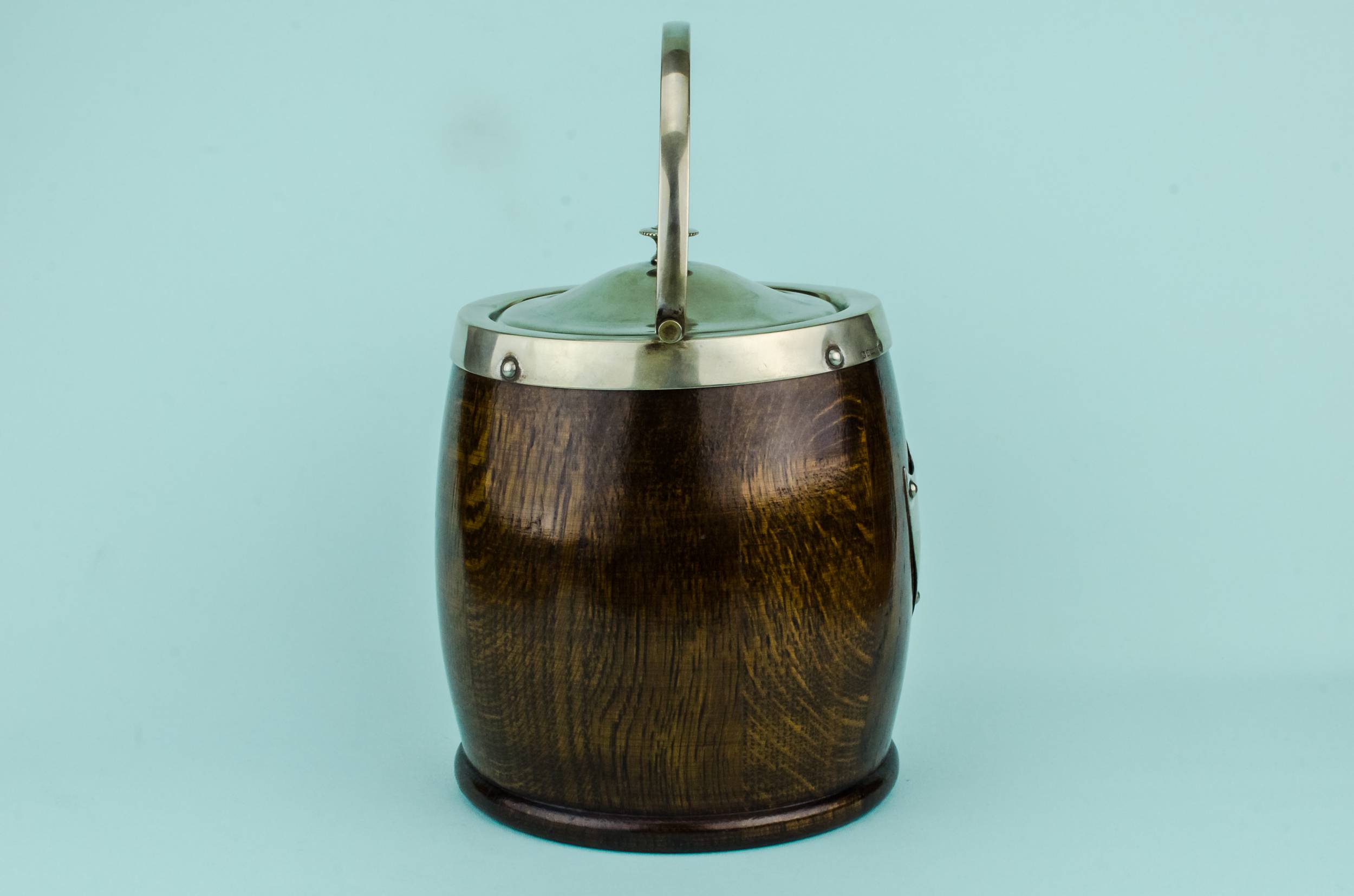 Brown Arts And — Oak Arts and Crafts ice bucket 1