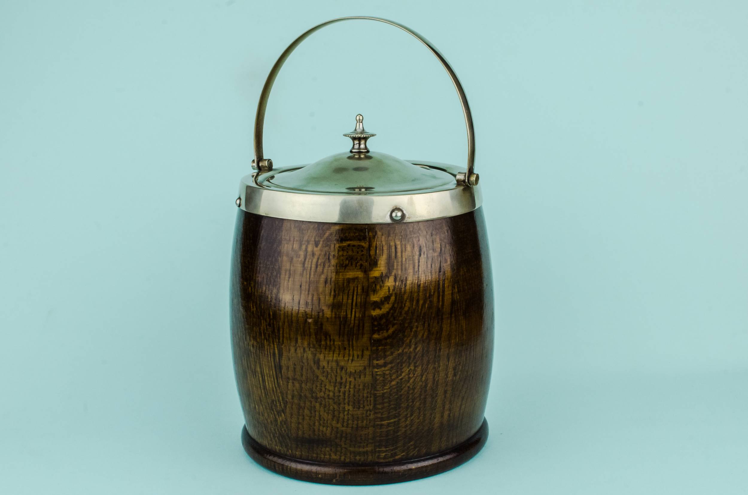 Brown Arts And — Oak Arts and Crafts ice bucket 2