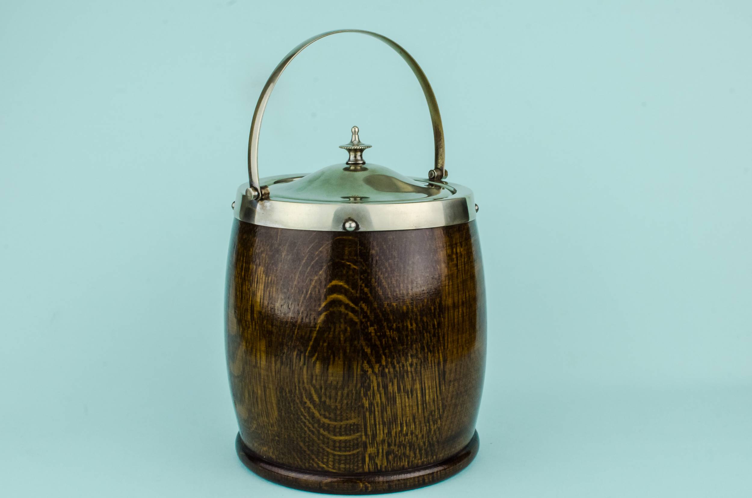 Brown Arts And — Oak Arts and Crafts ice bucket 3