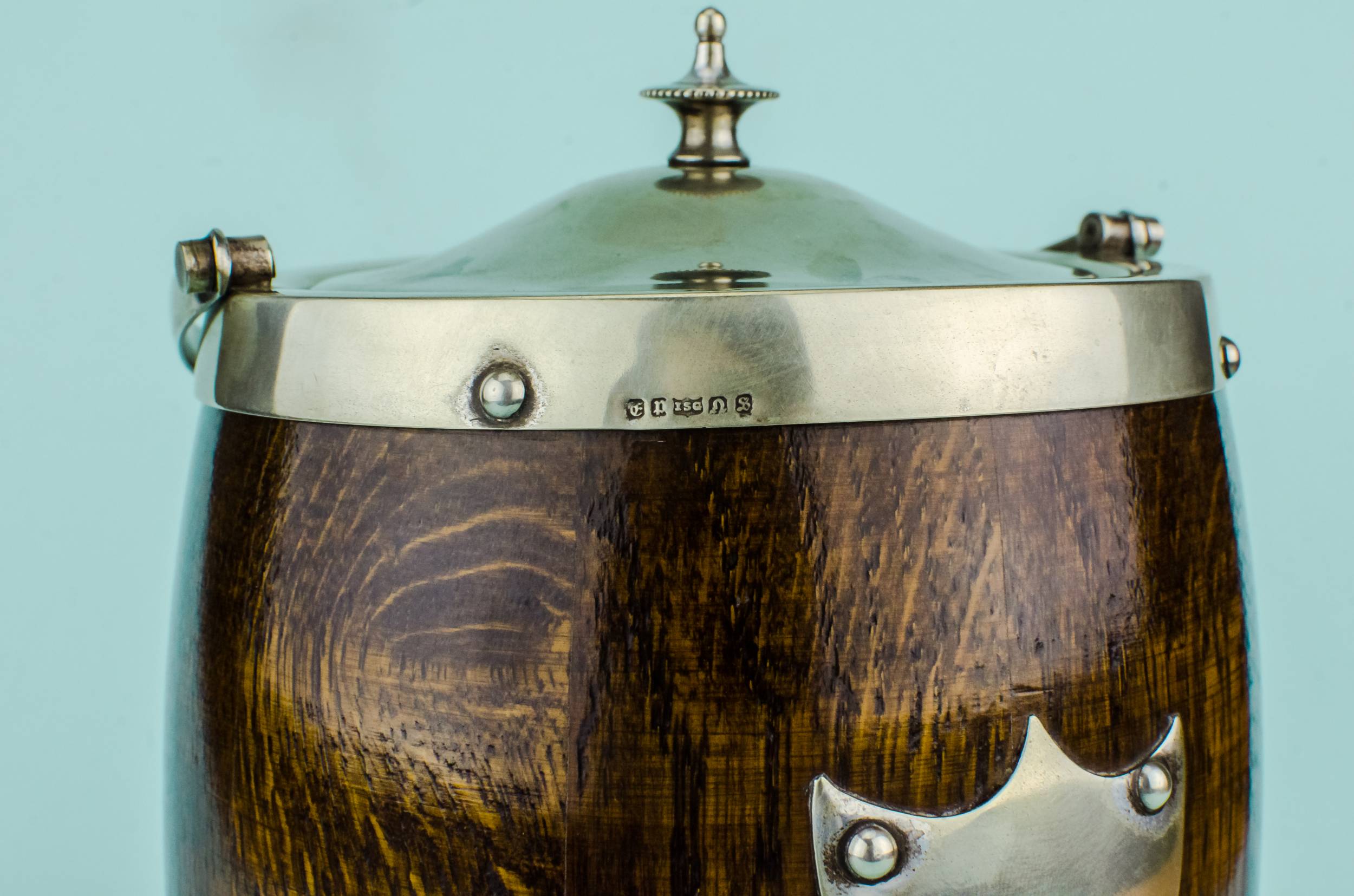 Brown Arts And — Oak Arts and Crafts ice bucket 4
