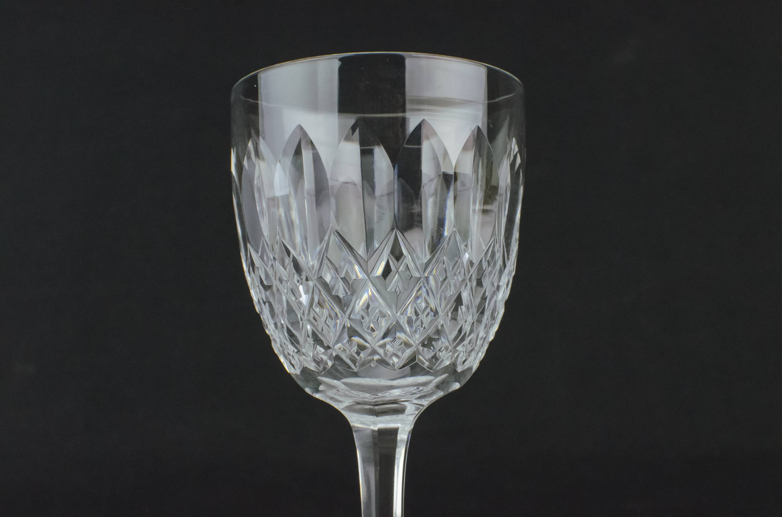 Cut Crystal Large — 6 large port glasses 1