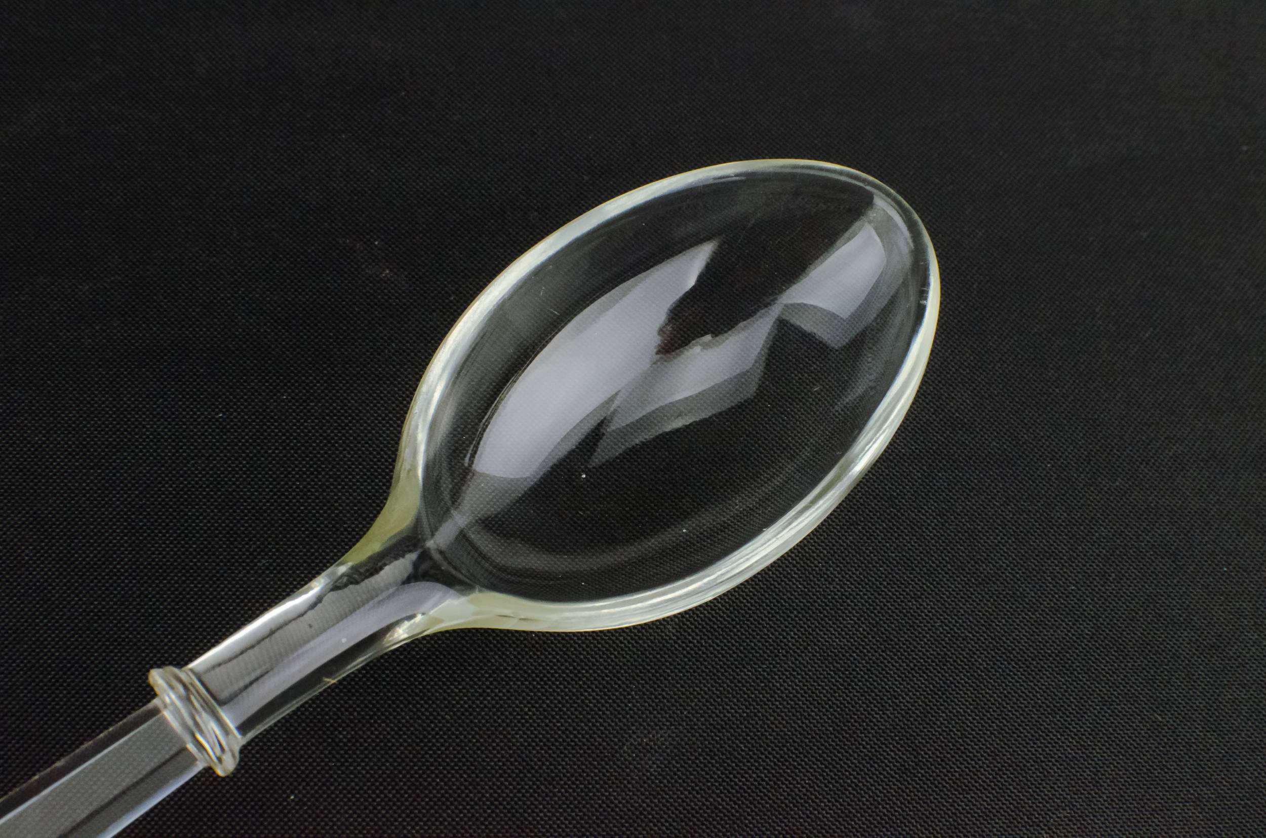 Antique Glass Old — Large glass spoon 2