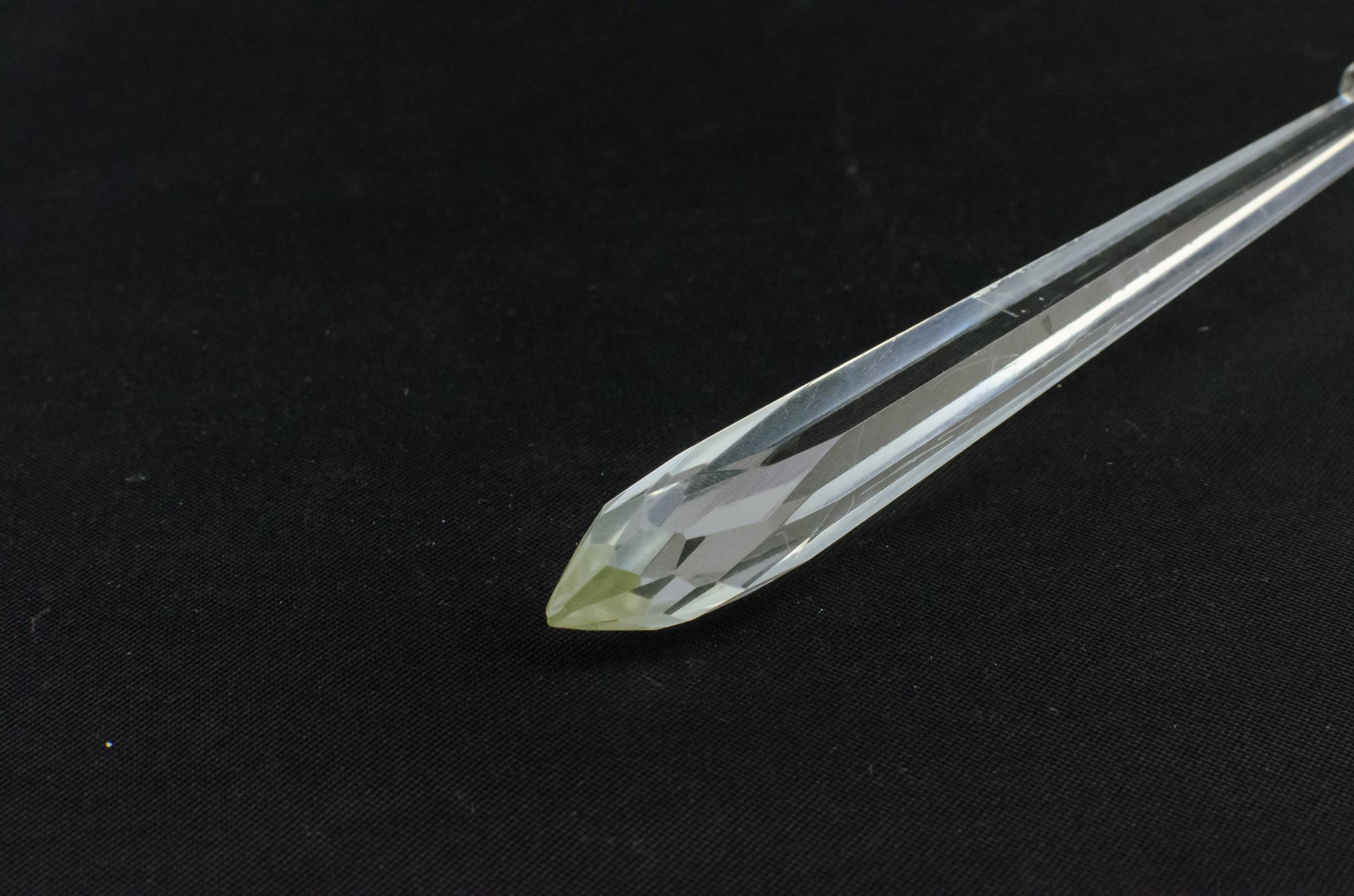 Antique Glass Old — Large glass spoon 3