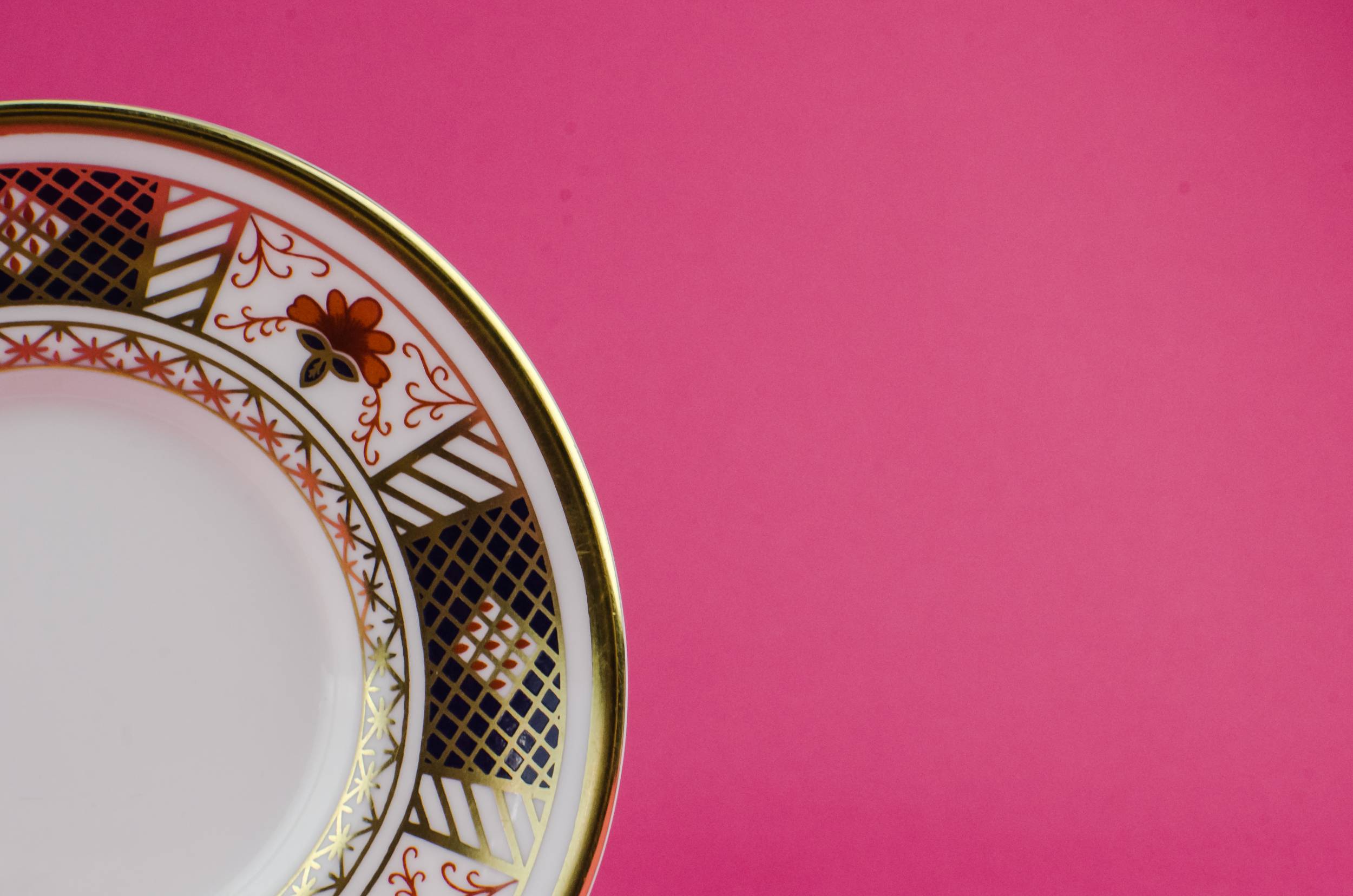 Small Vintage Derby — Bone china retro coffee cup 3