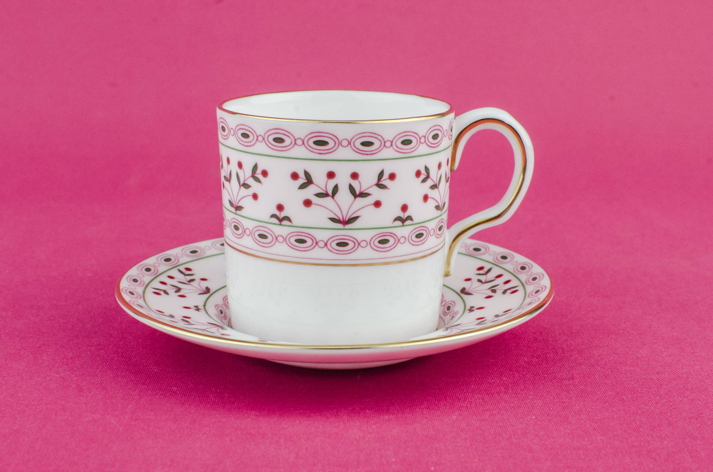 Espresso Vintage Bone — Derby bone china coffee cup
