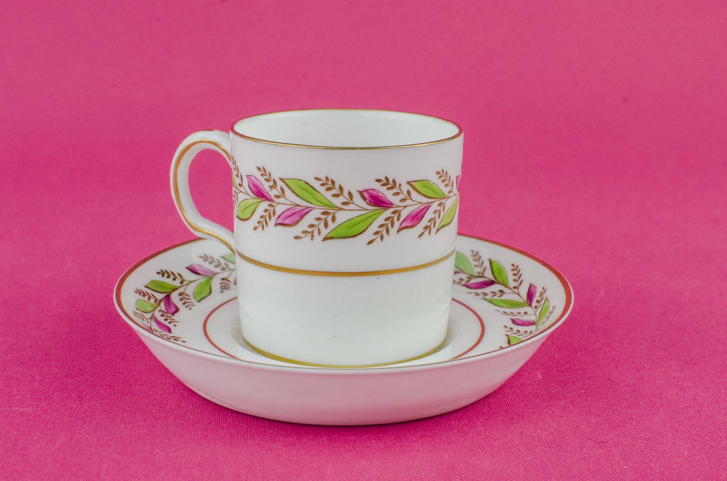 Green bone china coffee cup 4