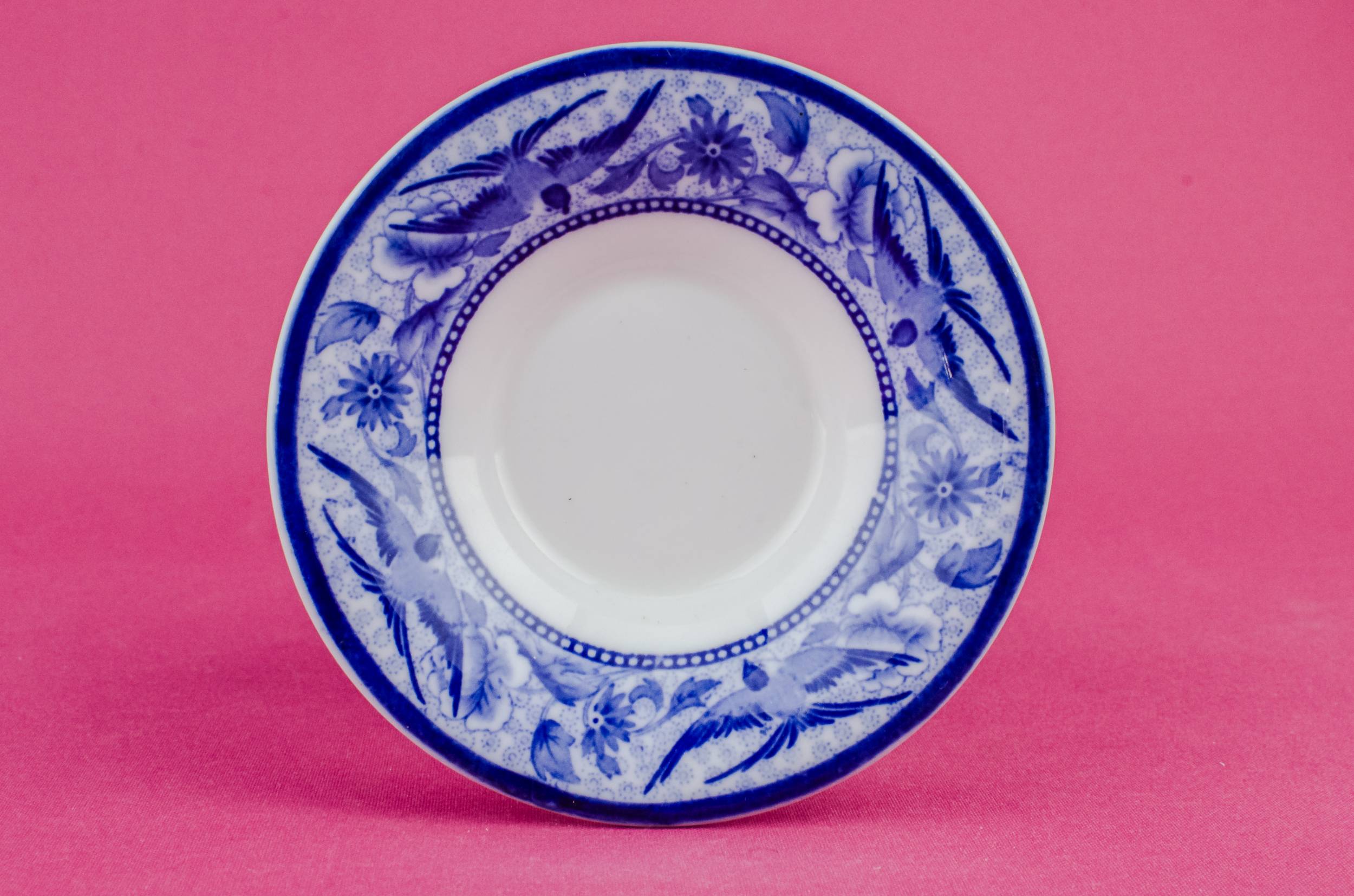 Elegant Pottery COFFEE — Blue bone china coffee cup 1