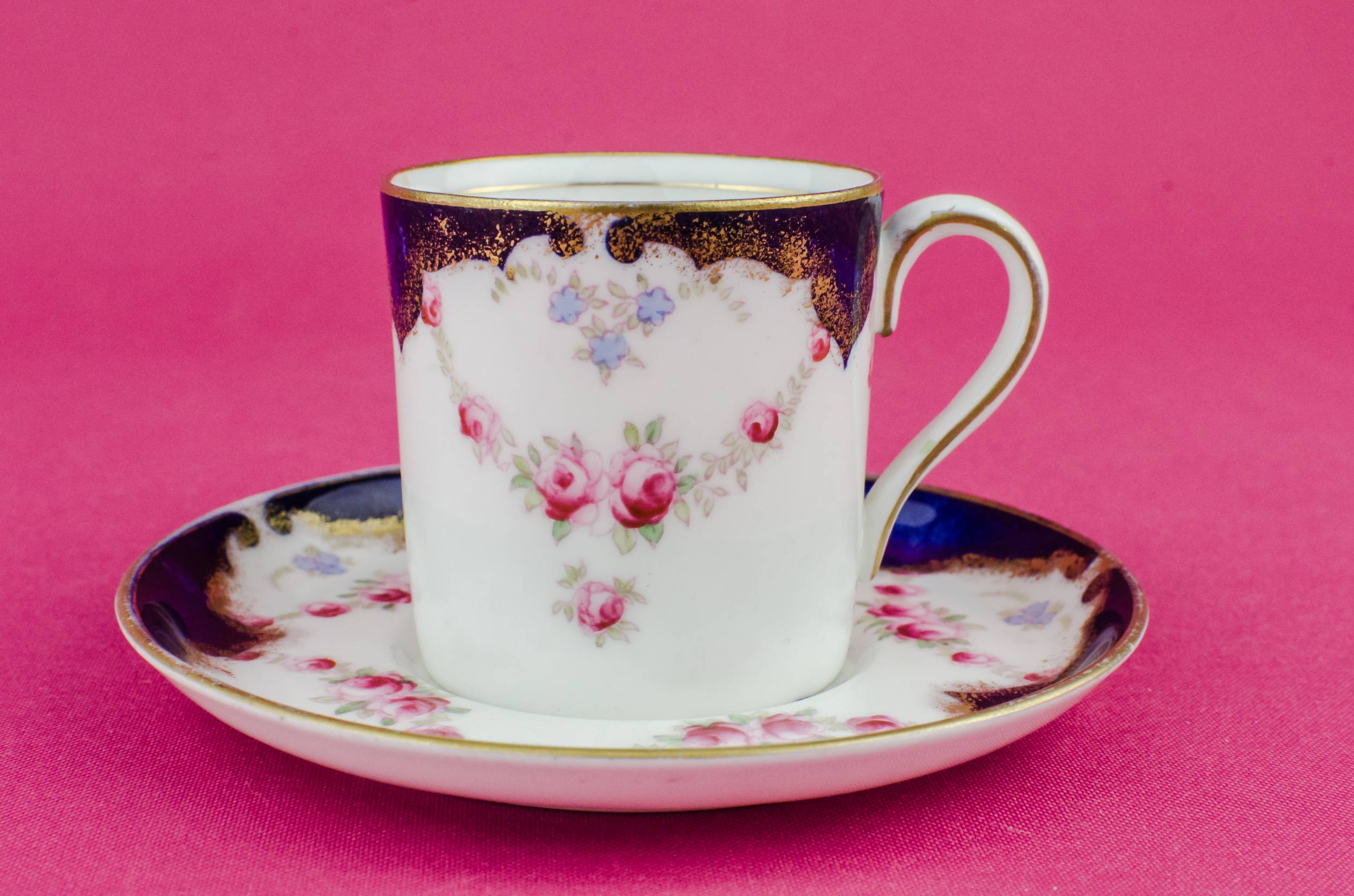 Antique Edwardian Floral — Edwardian coffee cup 5