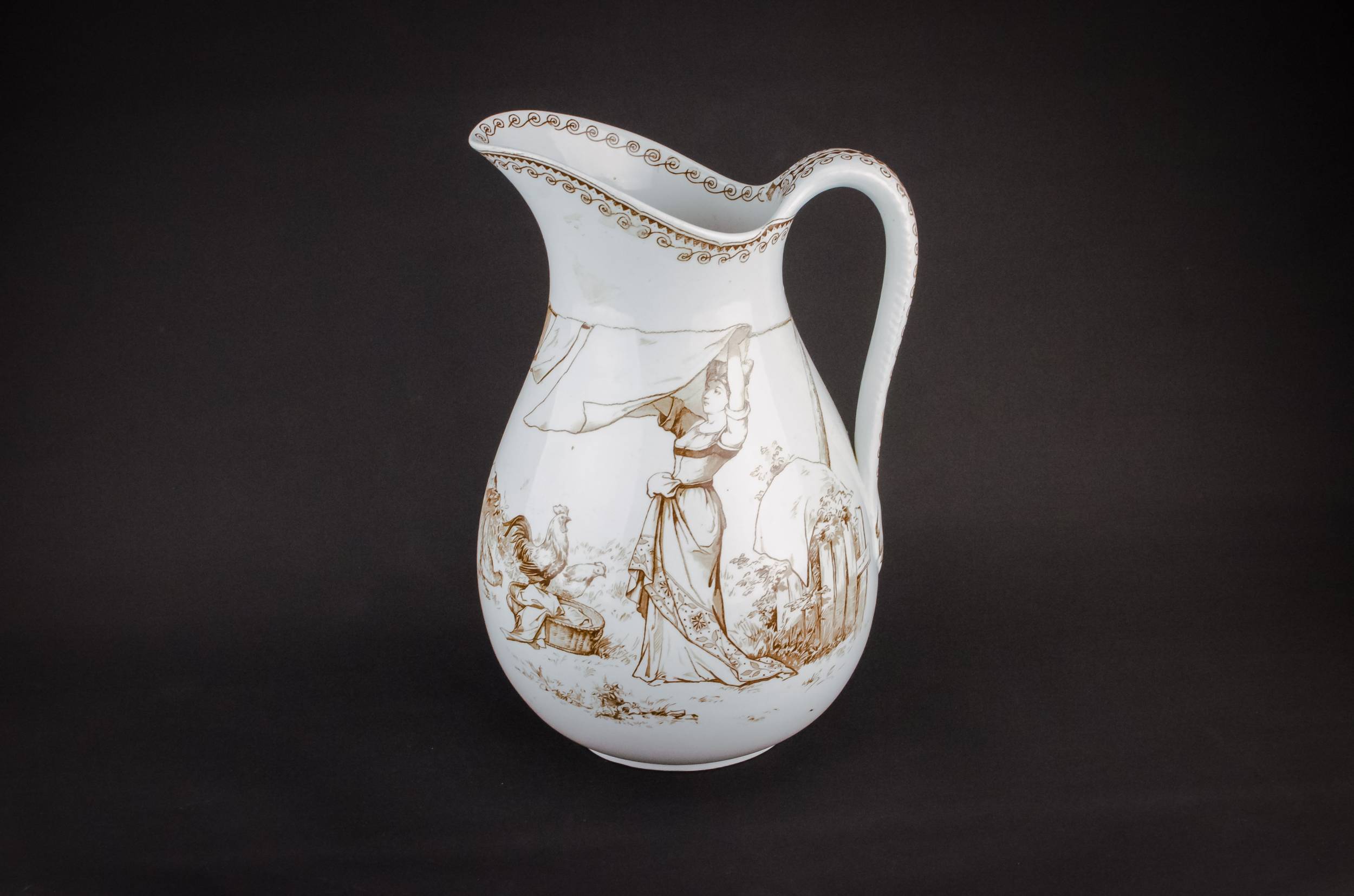 Rustic Victorian Farm — Large pottery jug