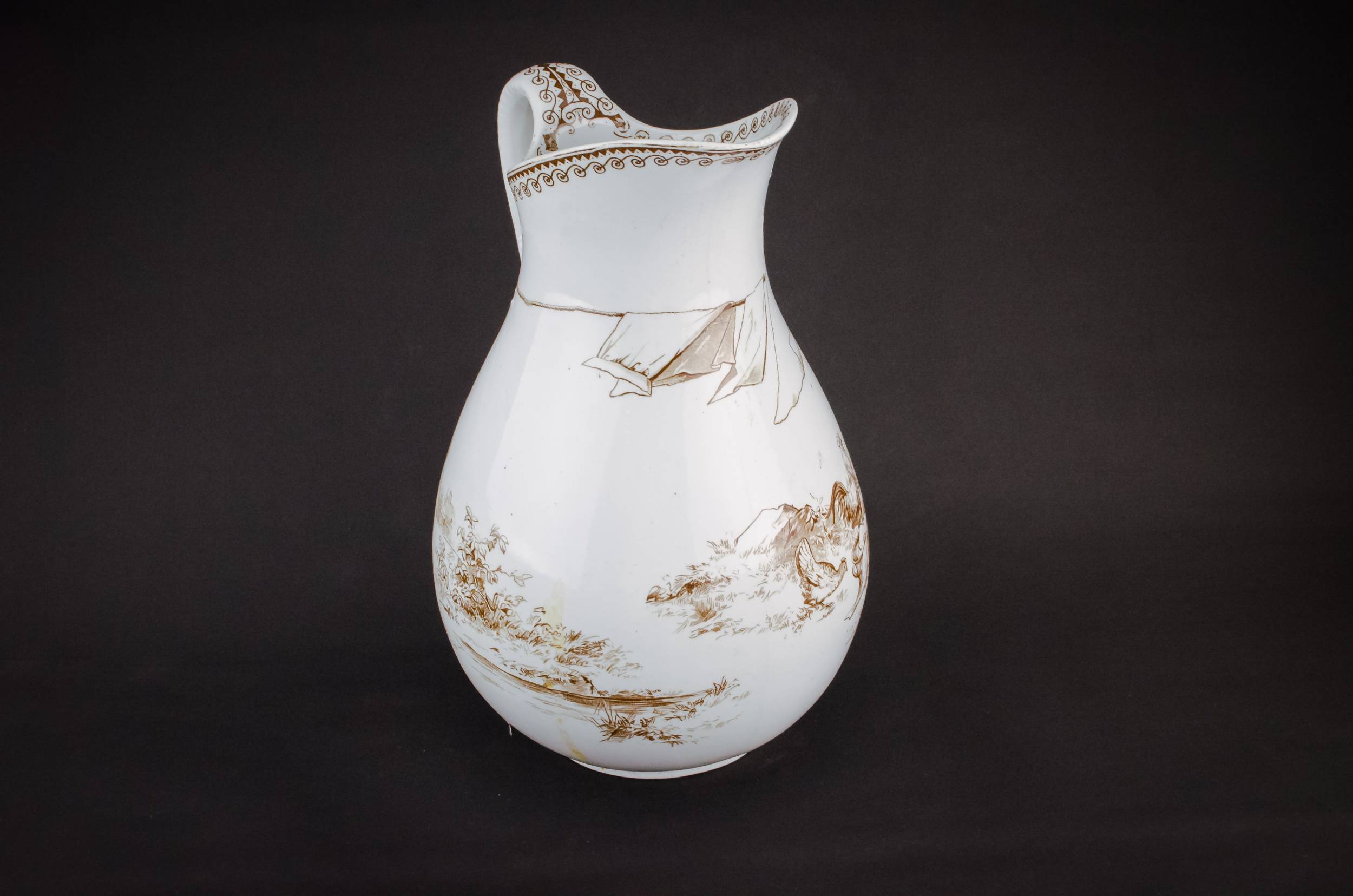Rustic Victorian Farm — Large pottery jug 1
