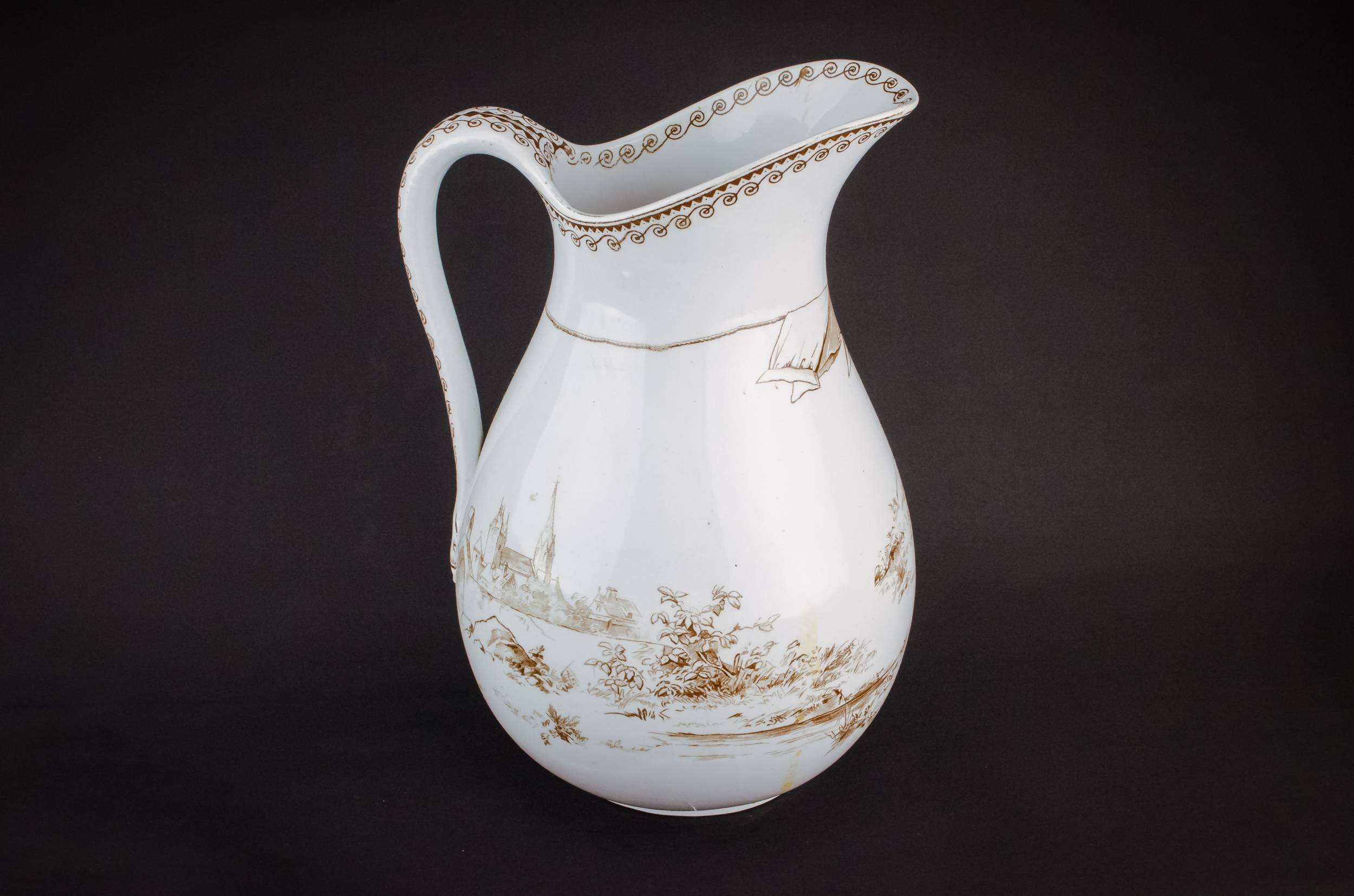 Rustic Victorian Farm — Large pottery jug 2