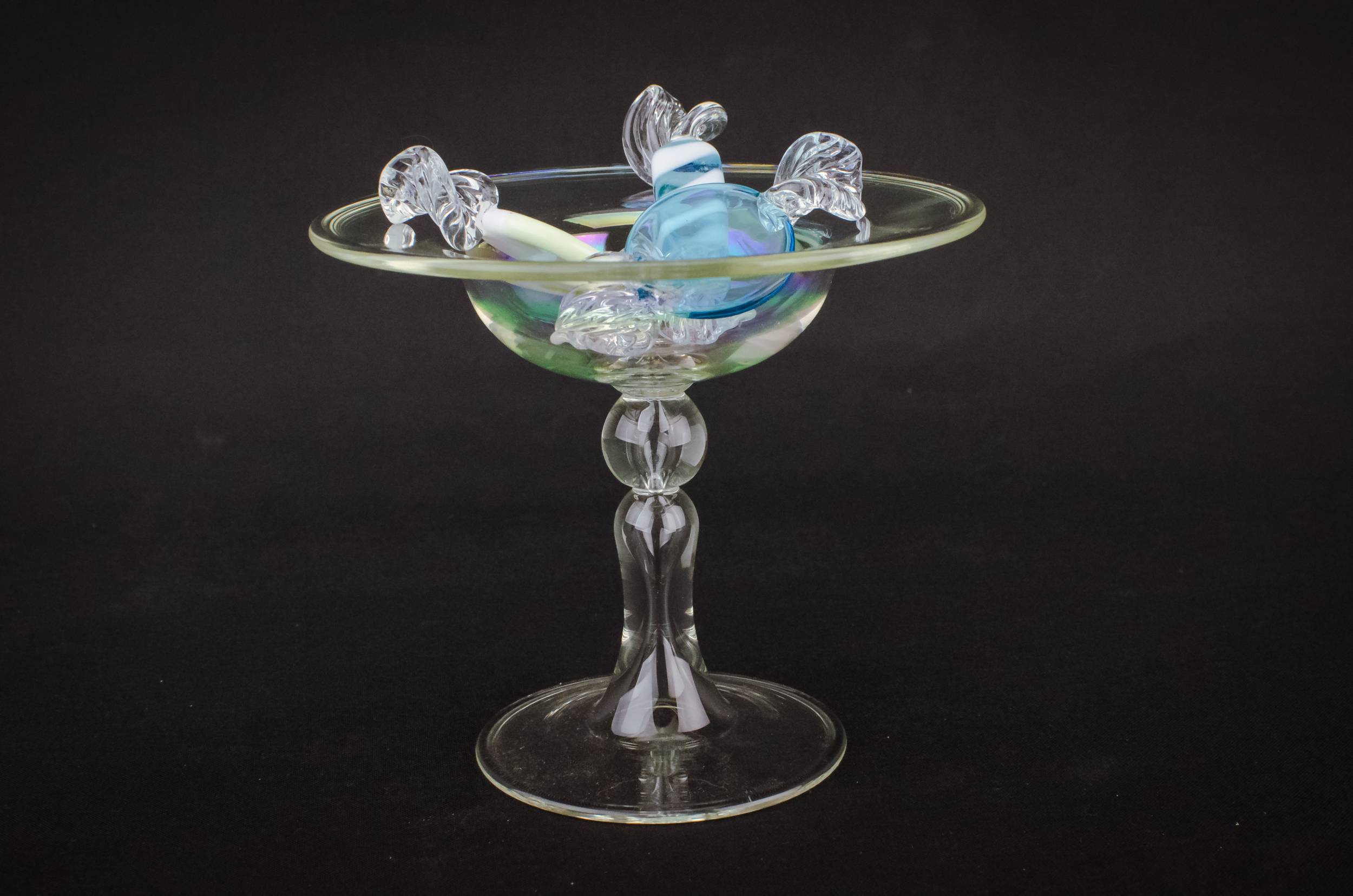 Elegant Vintage Glass — Modernist glass bowl 5