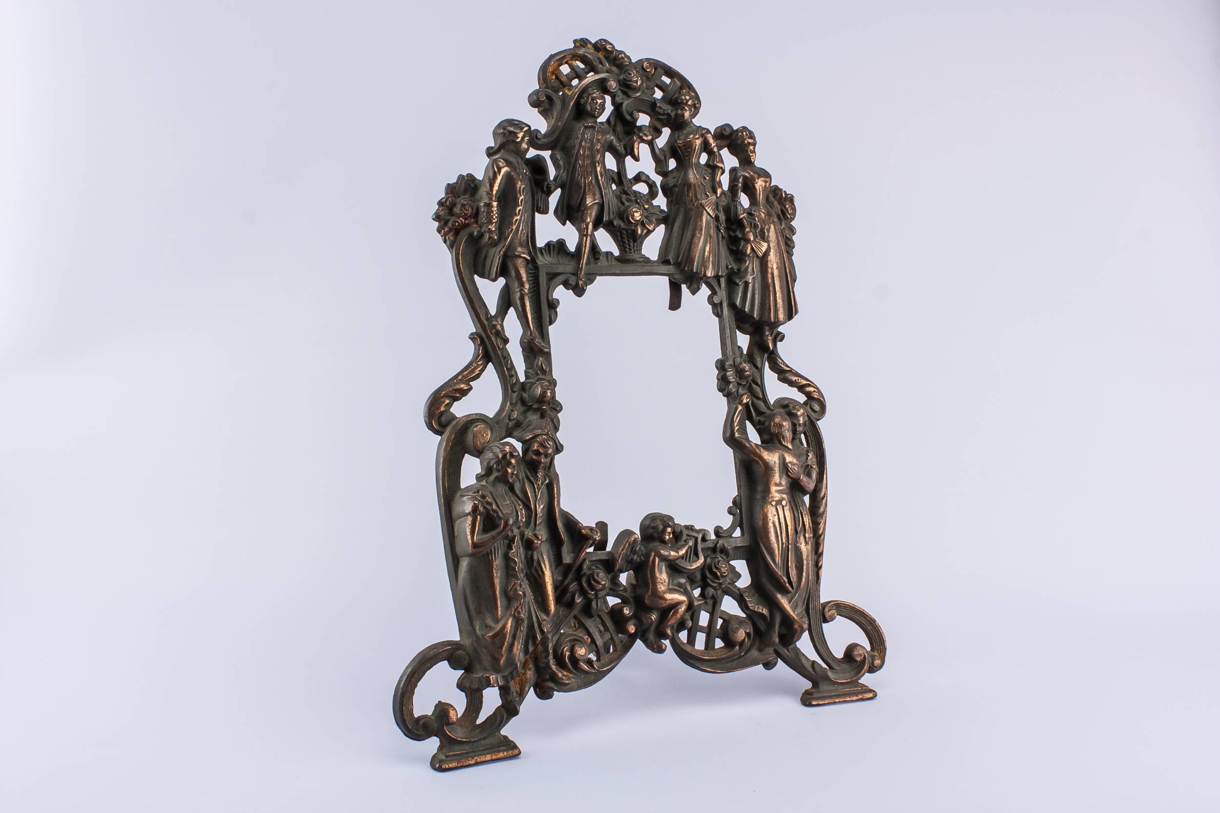 Cast Iron Antique — Cast iron picture frame