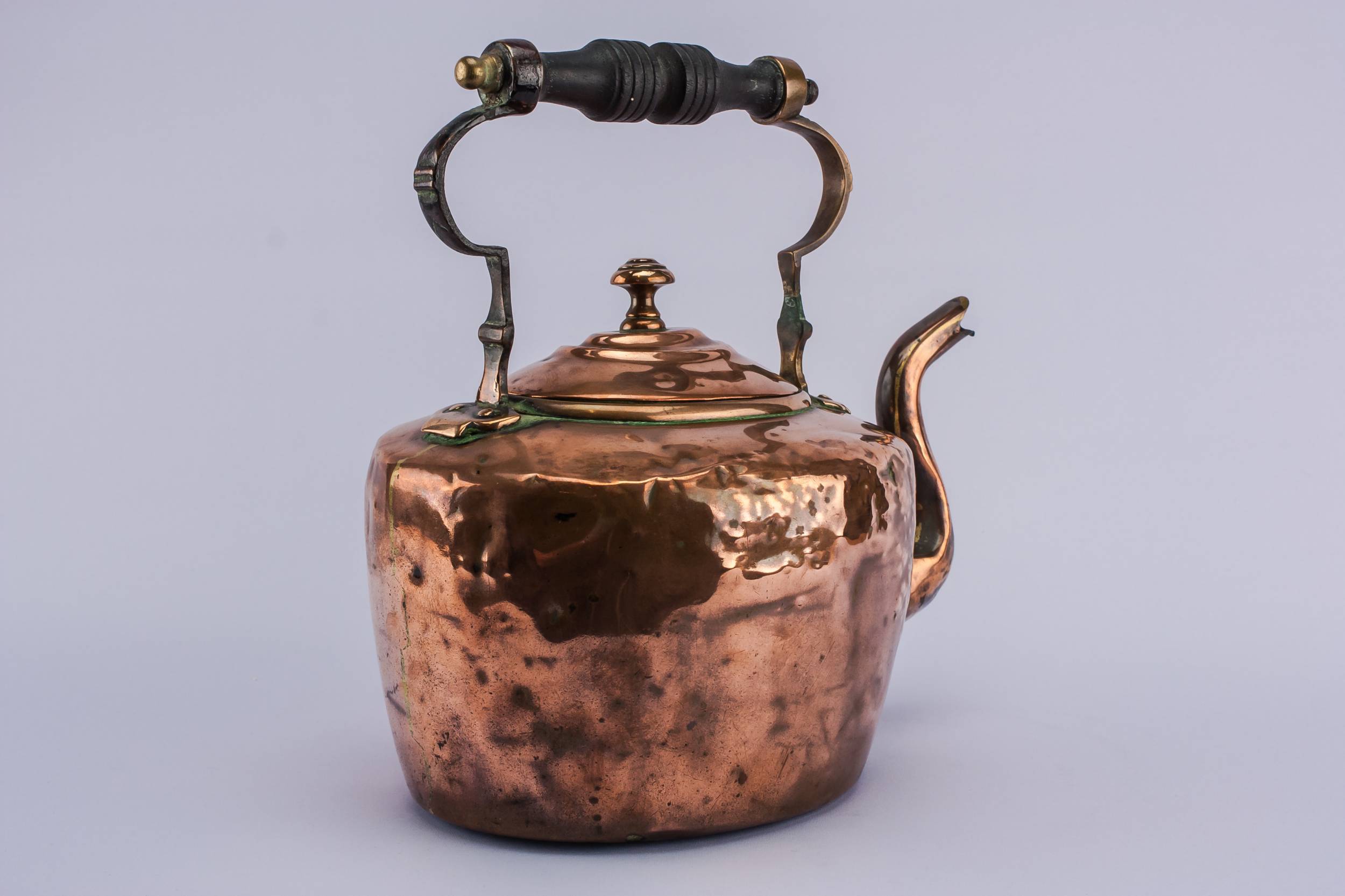Antique Copper Rare — Victorian copper kettle 1