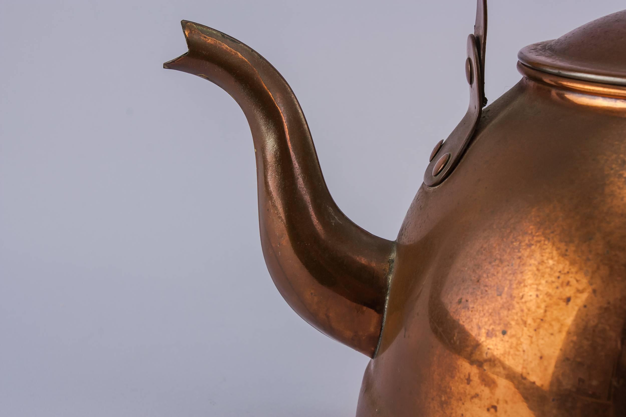 Rustic Vintage Copper — Copper retro kettle 2