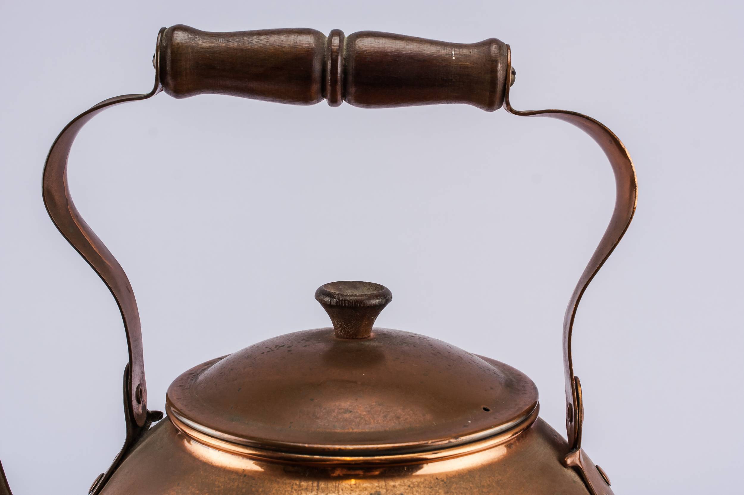 Rustic Vintage Copper — Copper retro kettle 3