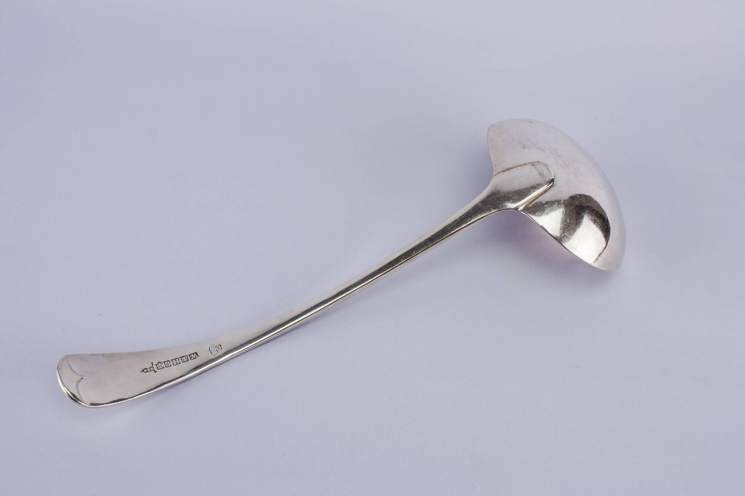 Victorian Antique Silver — Walker & Hall ladle 1