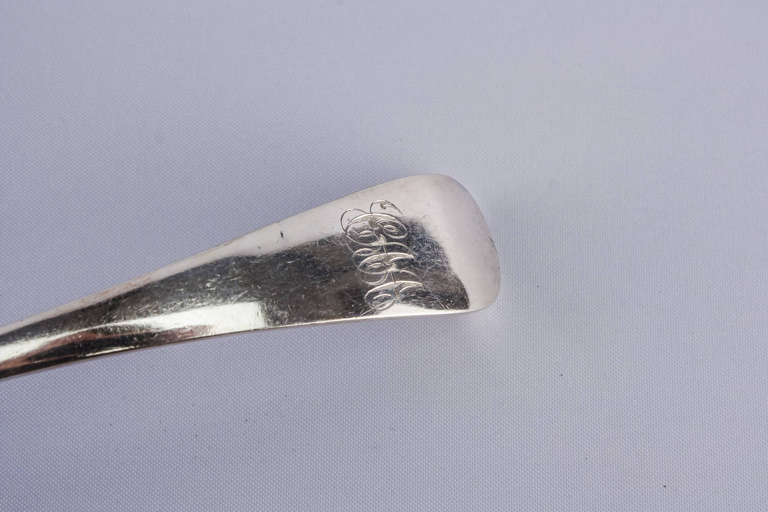 Victorian Antique Silver — Walker & Hall ladle 2