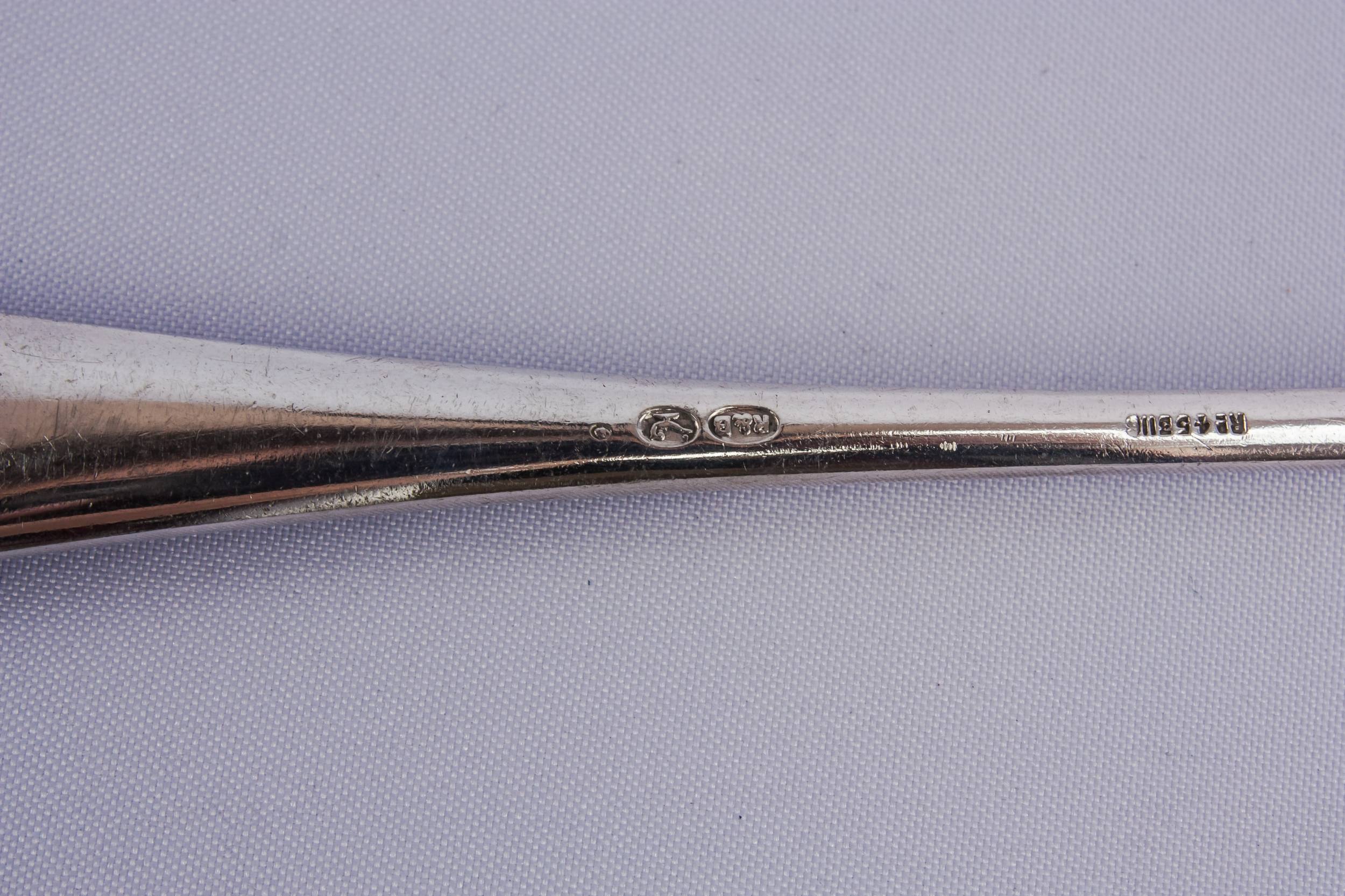 Classical Art Nouveau — 6 silver plated spoons 2