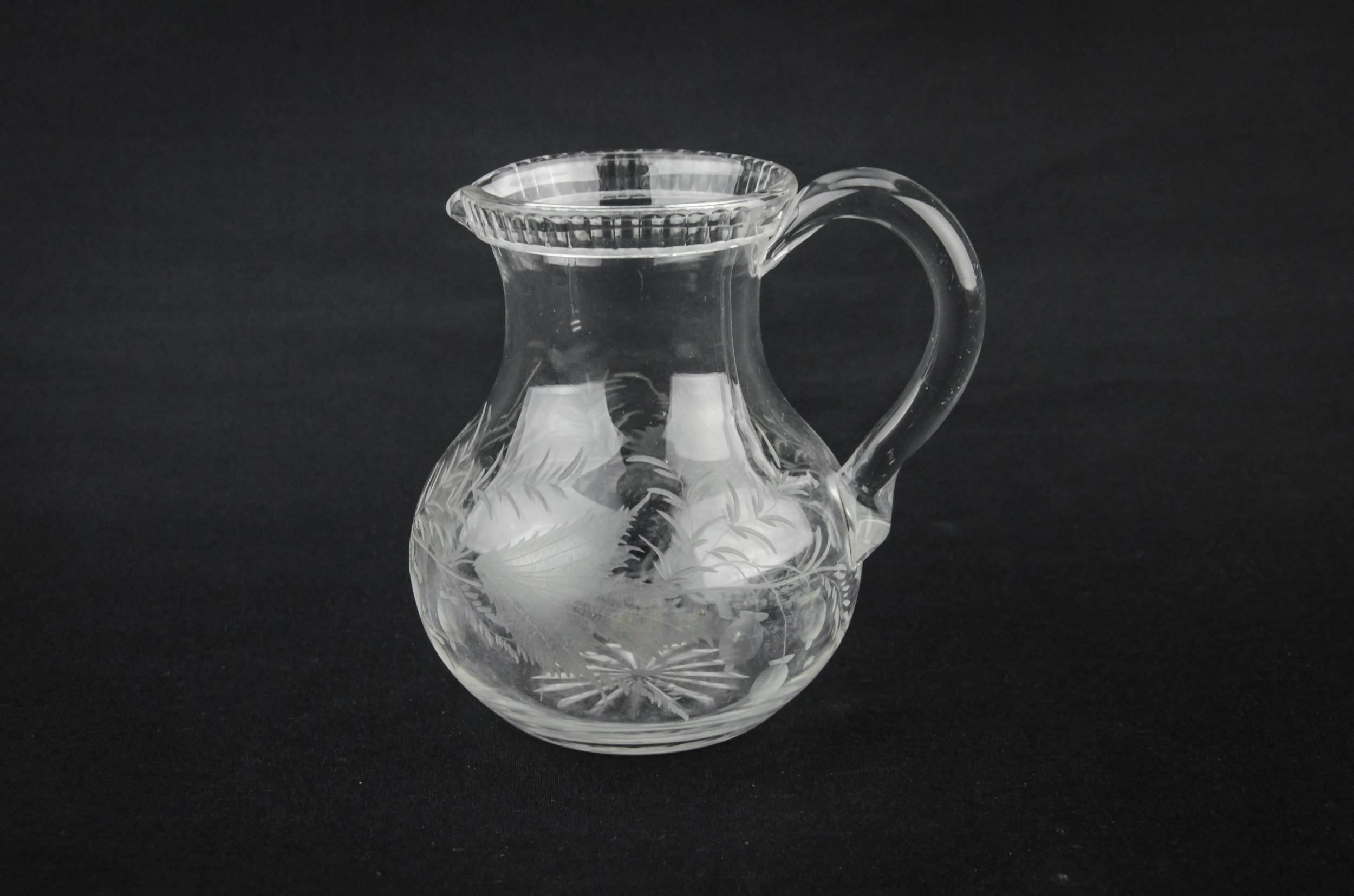 Victorian Striking JUG — Crystal glass jug