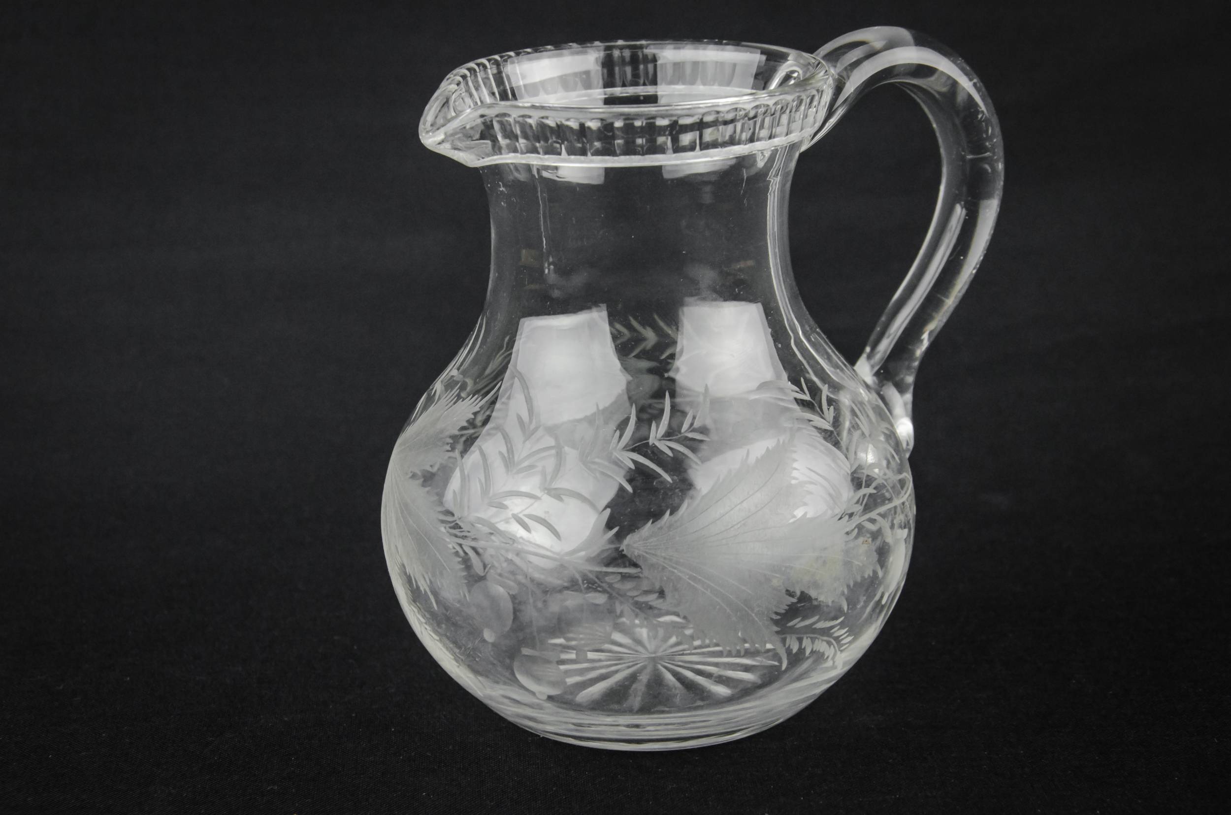 Victorian Striking JUG — Crystal glass jug 2