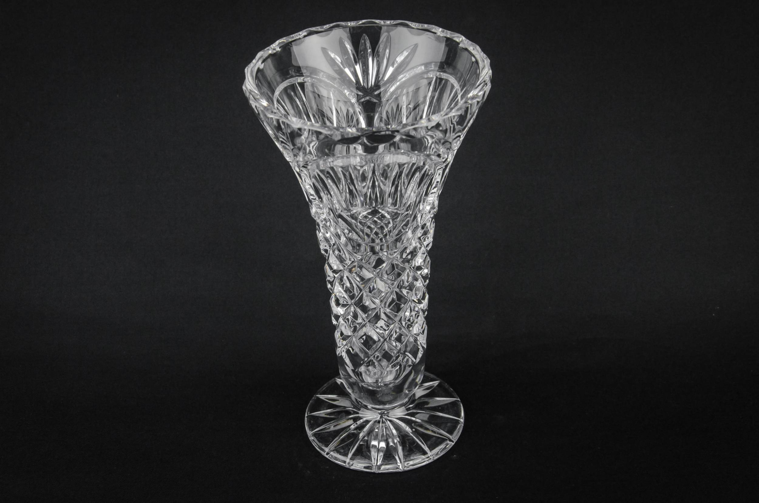 Vintage Glass Diamond — Glass Modernist vase 4