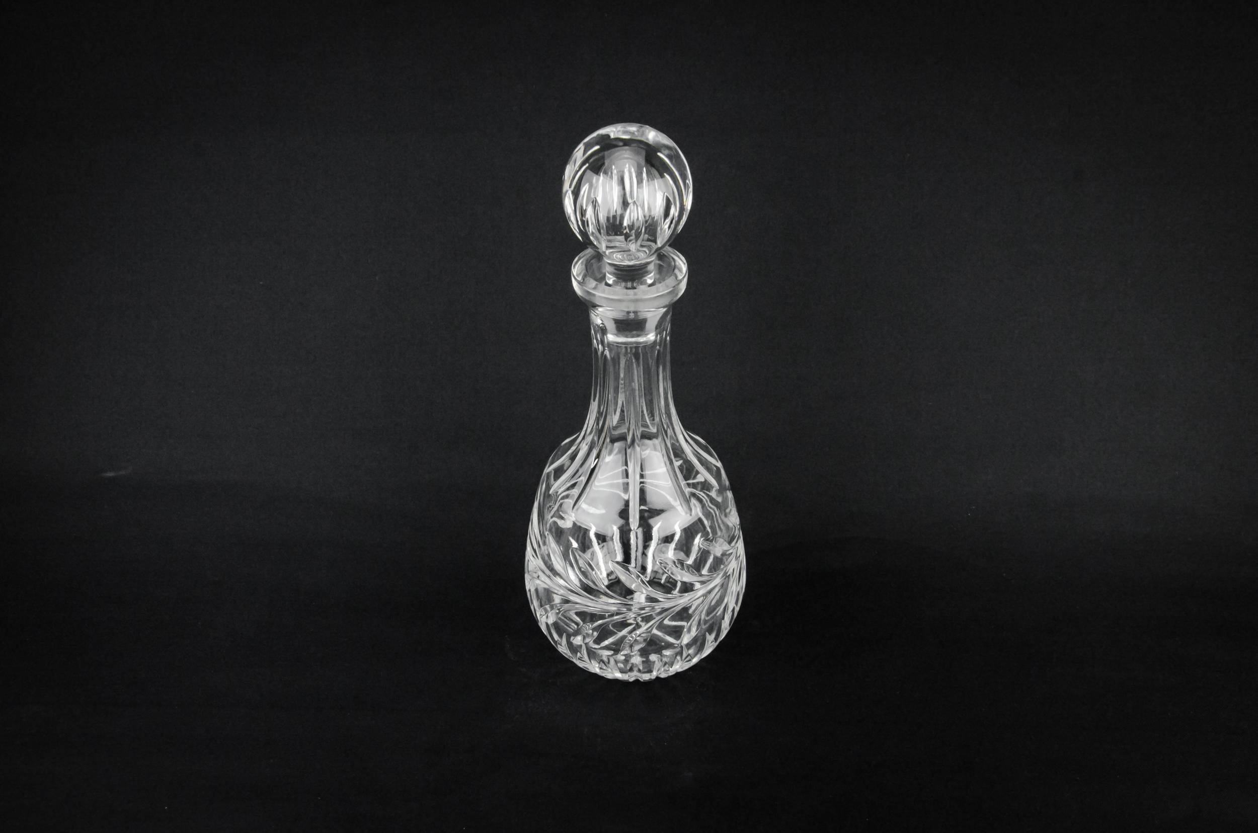 Vintage Mallet Wine — Moulded glass mallet decanter