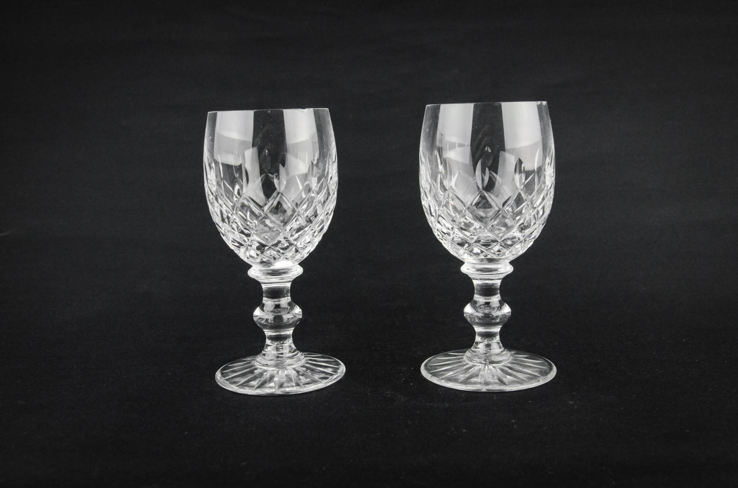 Retro Crystal Medium — 2 stem wine glasses